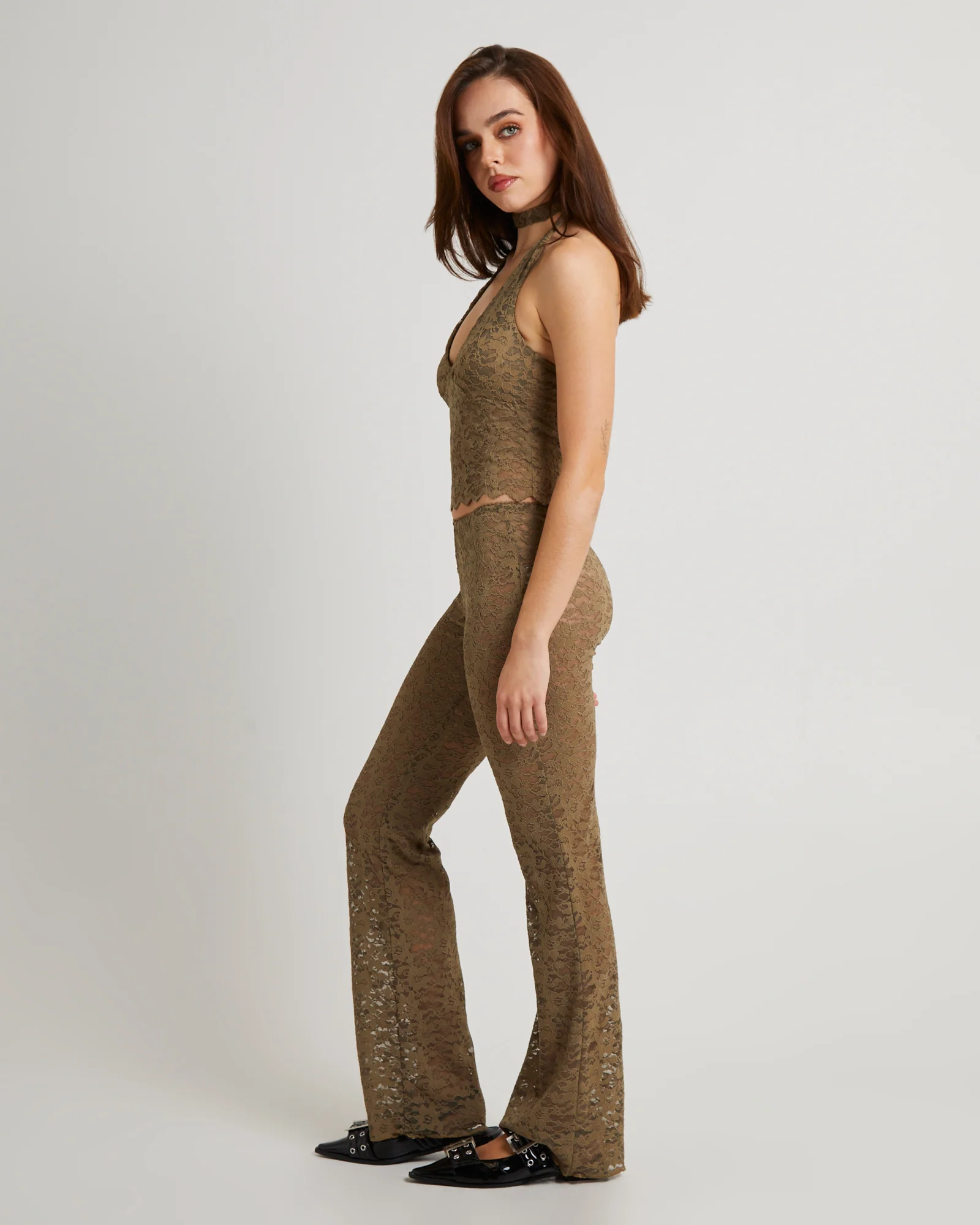 Giselle Lace Halter Top - Image 4