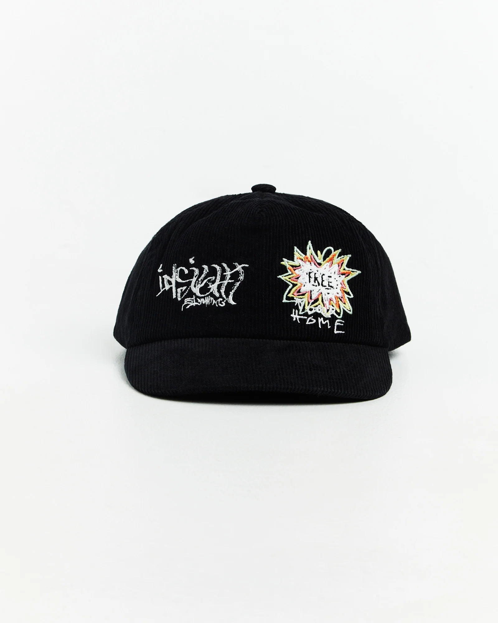 Good Home Cord Cap Black