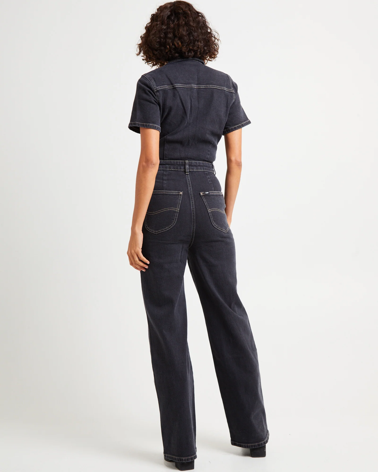 Grace Boilersuit Wideleg Hollaback Black - Image 2