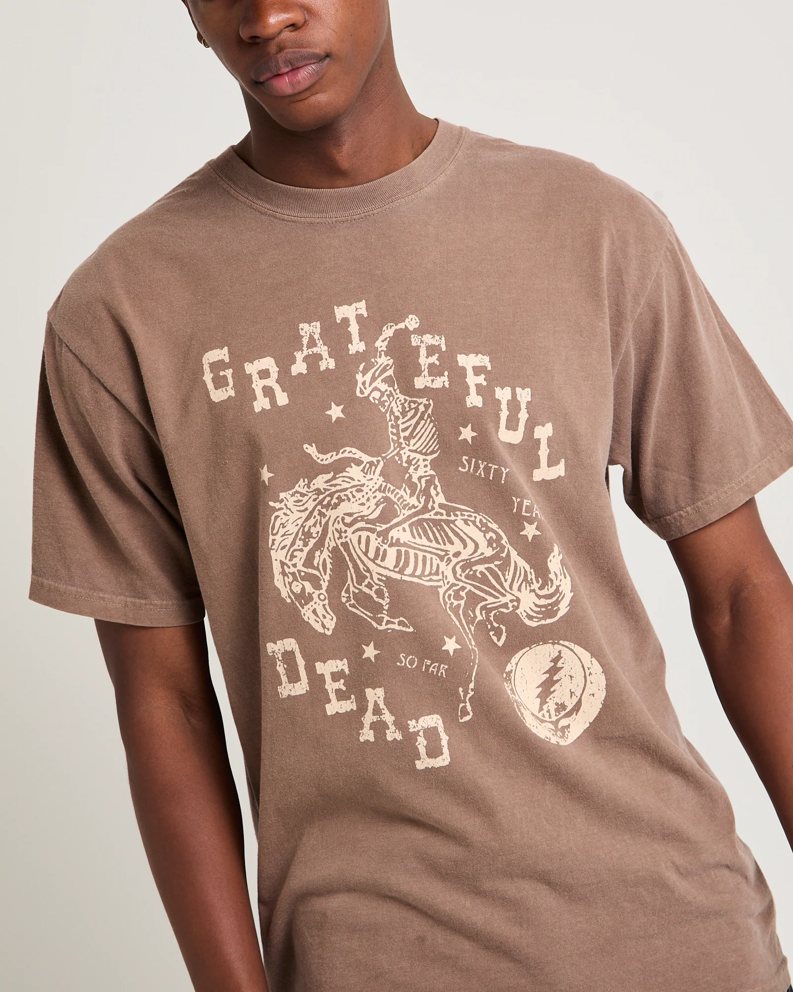 Grateful Dead T- Shirt Dark Brown - Image 5