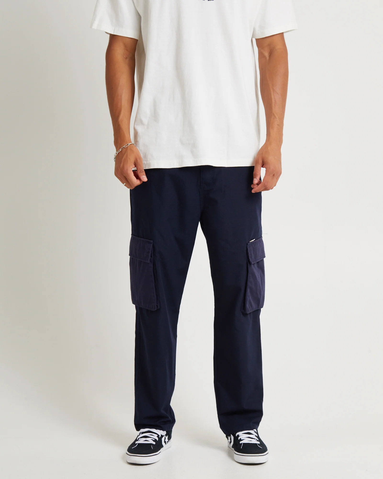 Green Onions Cargo Pants Dark Navy