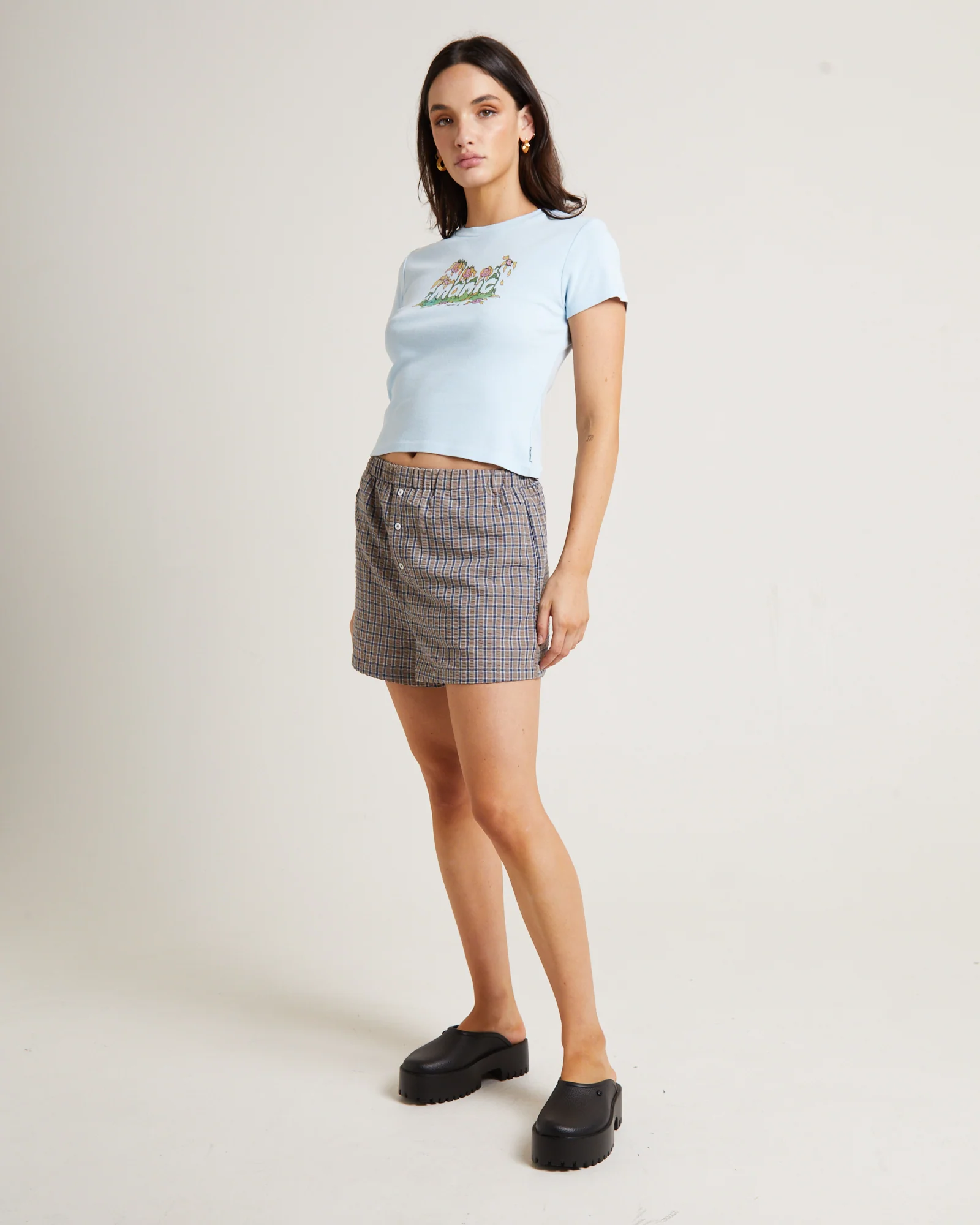 Growth Mini Tee in Baby Blue - Image 4