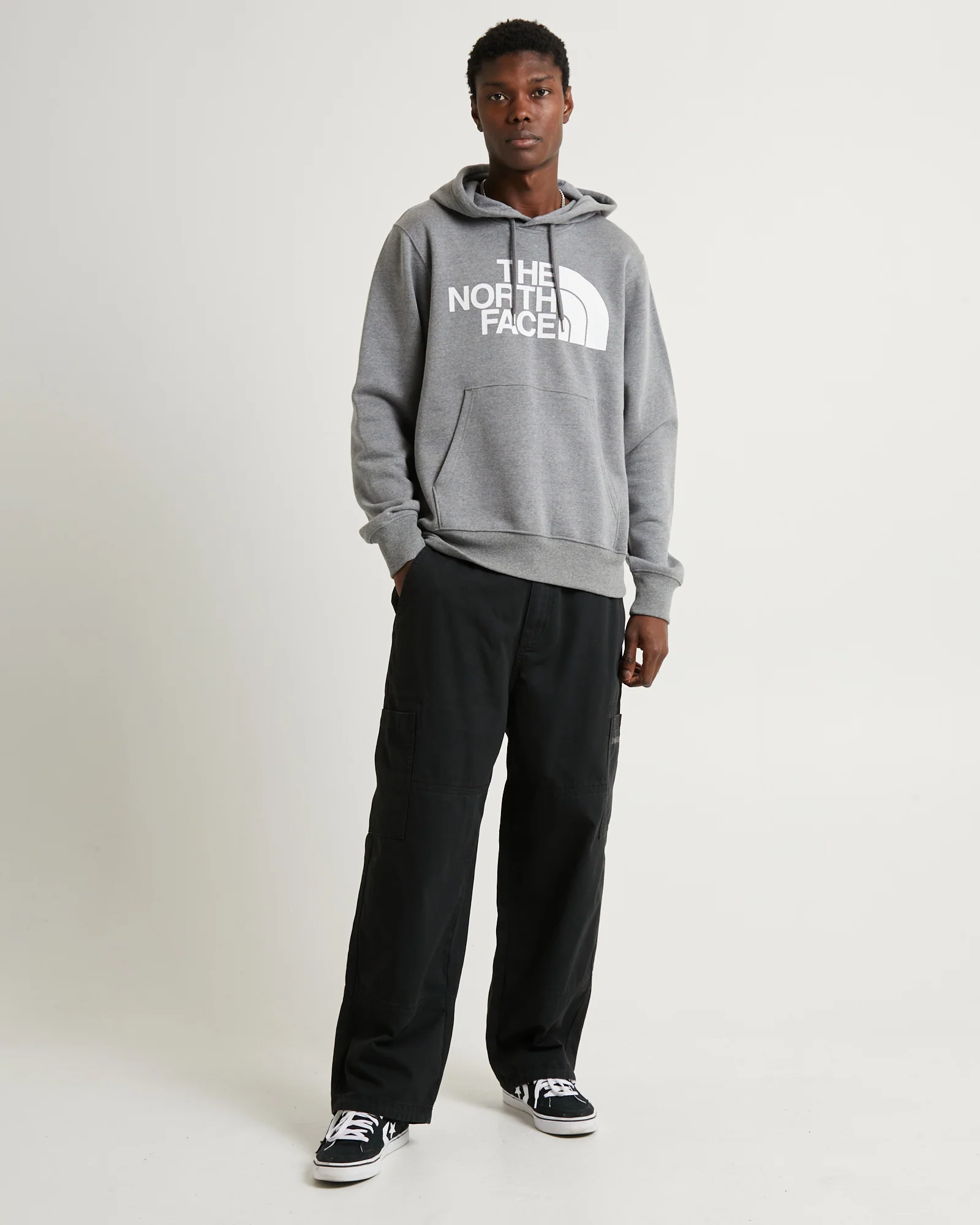 Half Dome Pullover Hoodie Grey Heather - Image 3