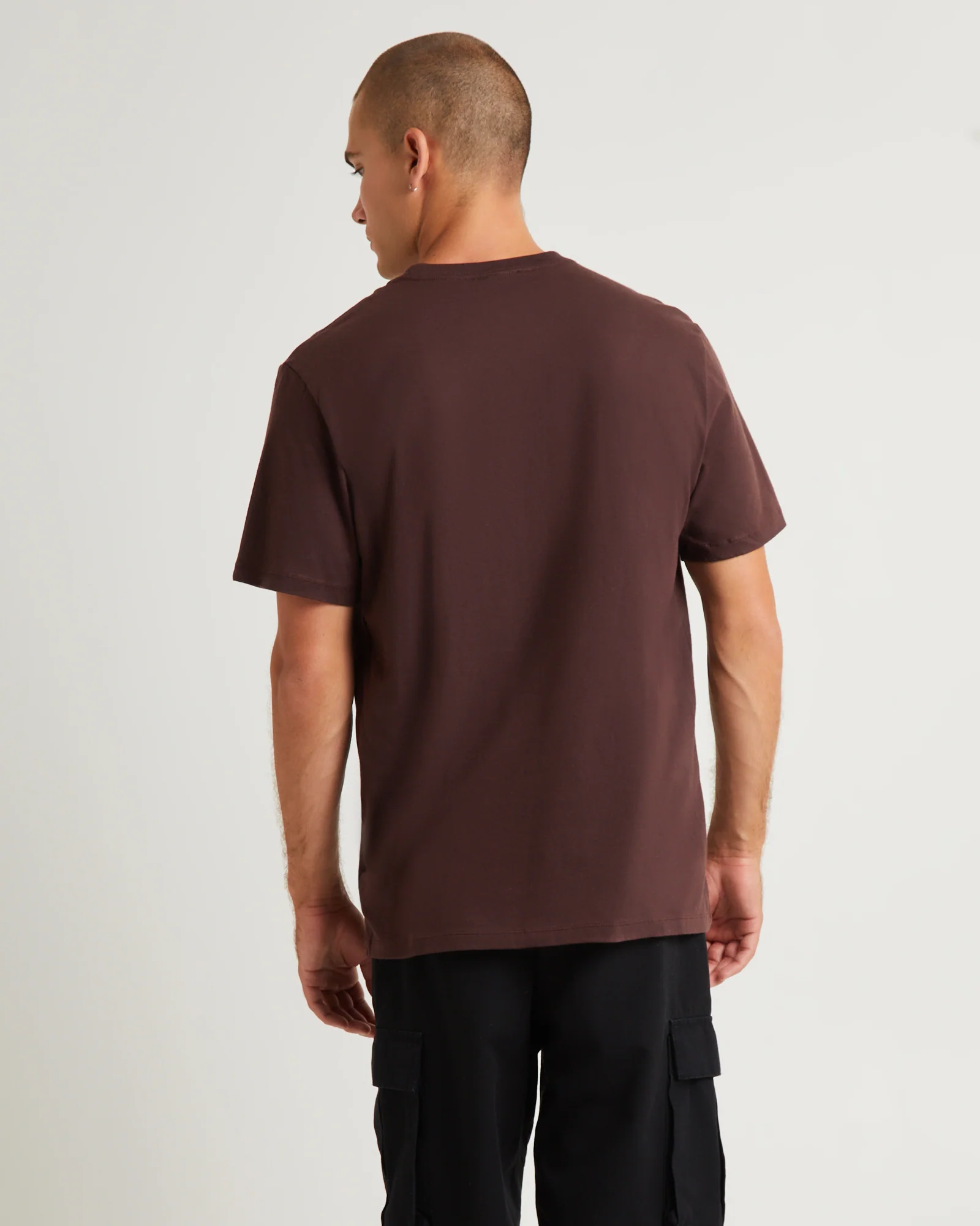 Half Dome Short Sleeve T-Shirt Coal Brown - Image 2