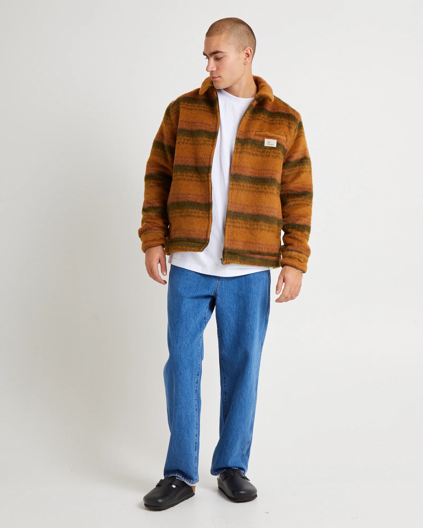 Harrington Jacket Brushed Rust - Image 3