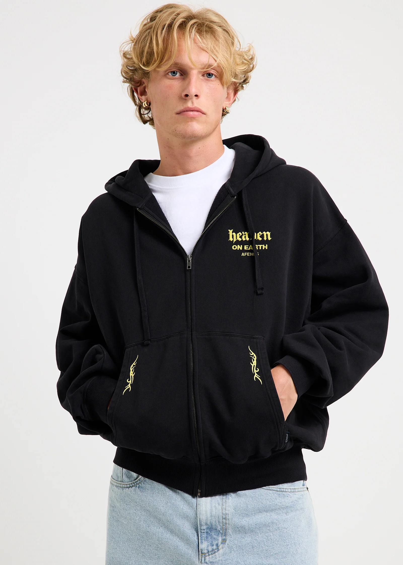 Heaven Boxy Zip Hoodie