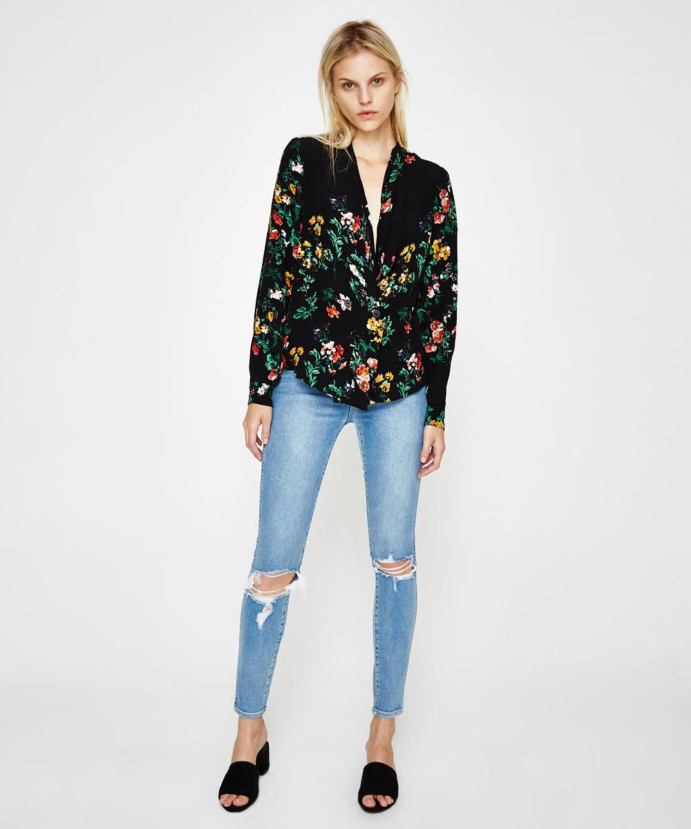 Heidi Blouse Wild Garden - Image 3