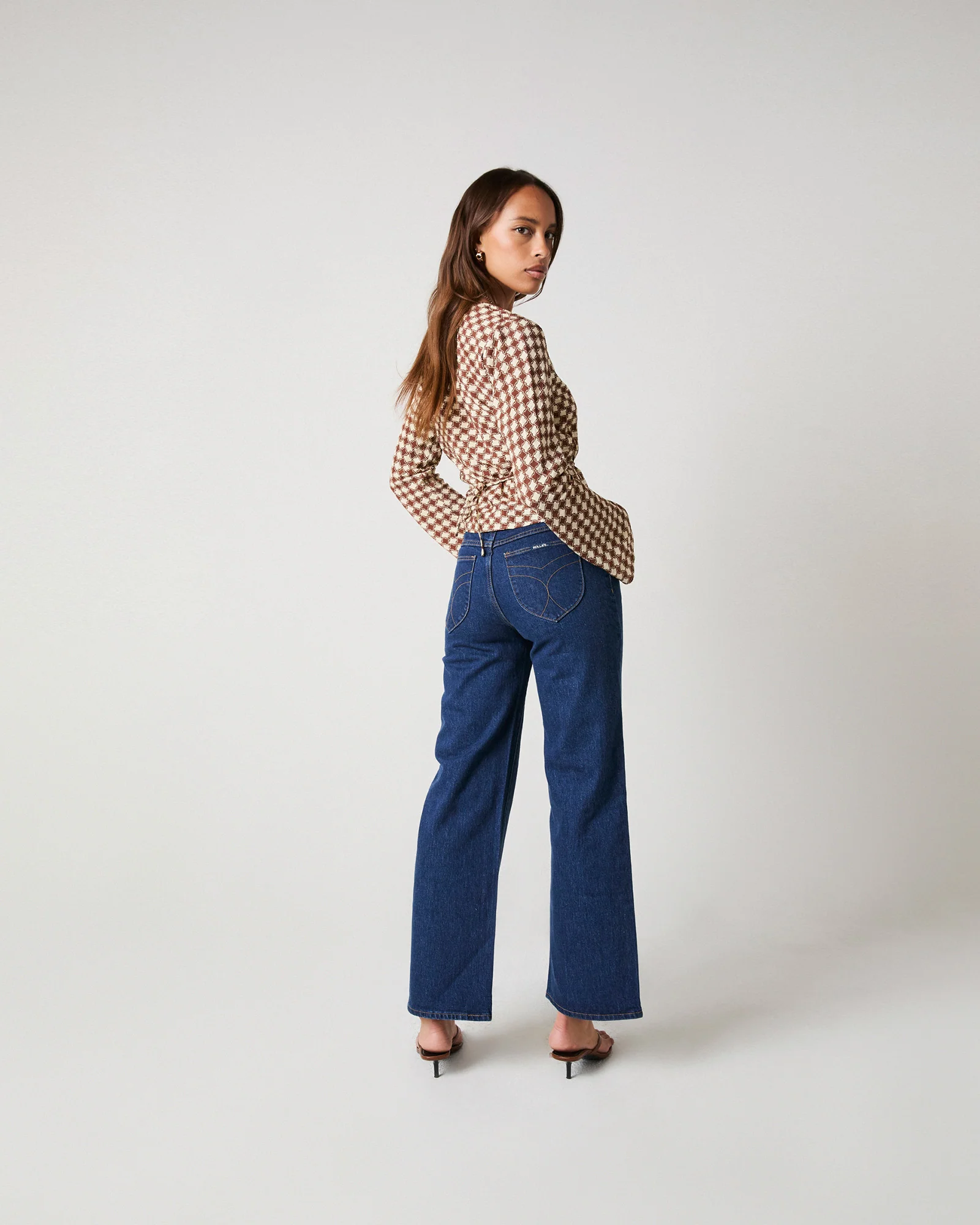 Heidi Low Denim Jeans Dark Stone - Image 6