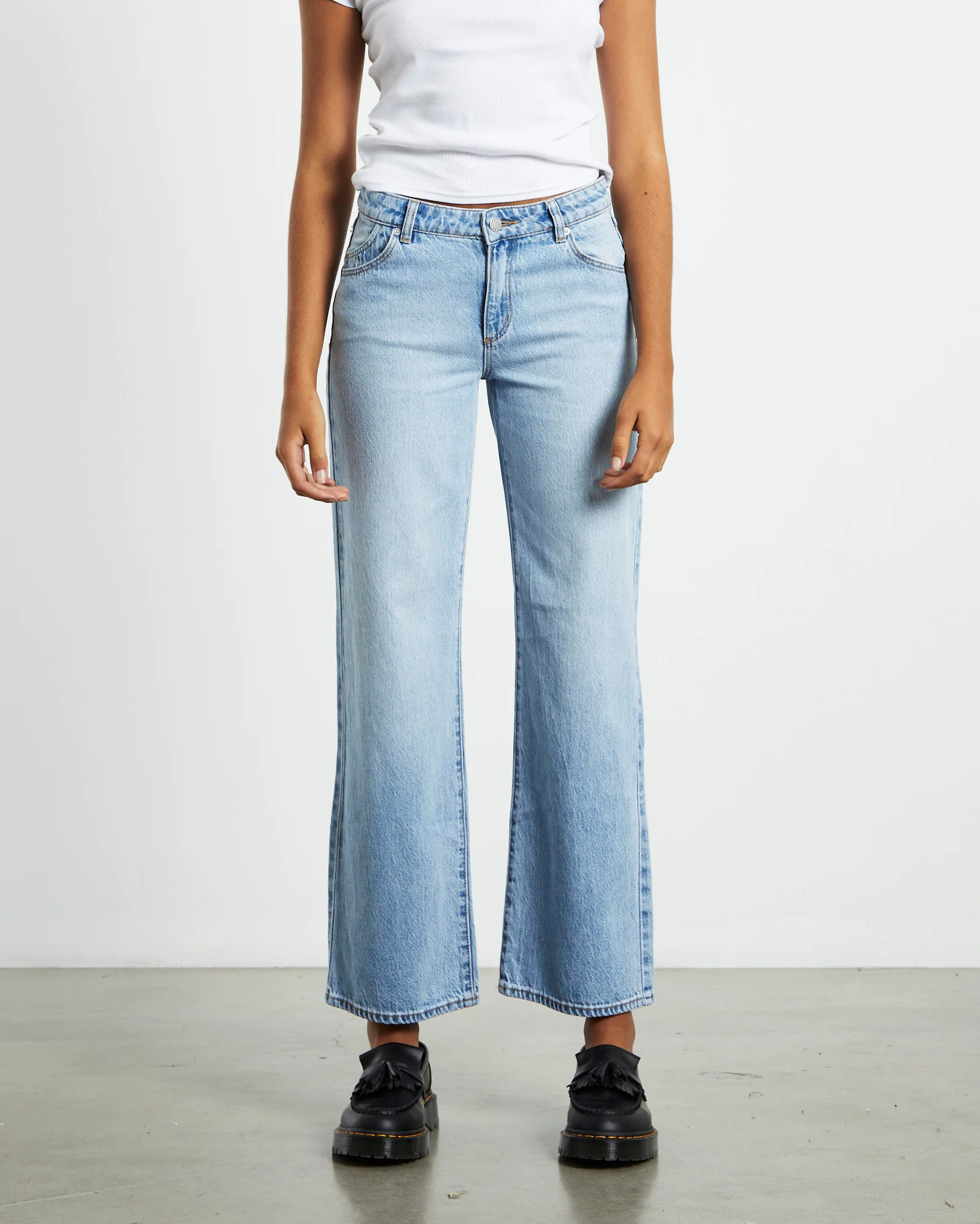 Heidi Low Jeans Lyocell Blue