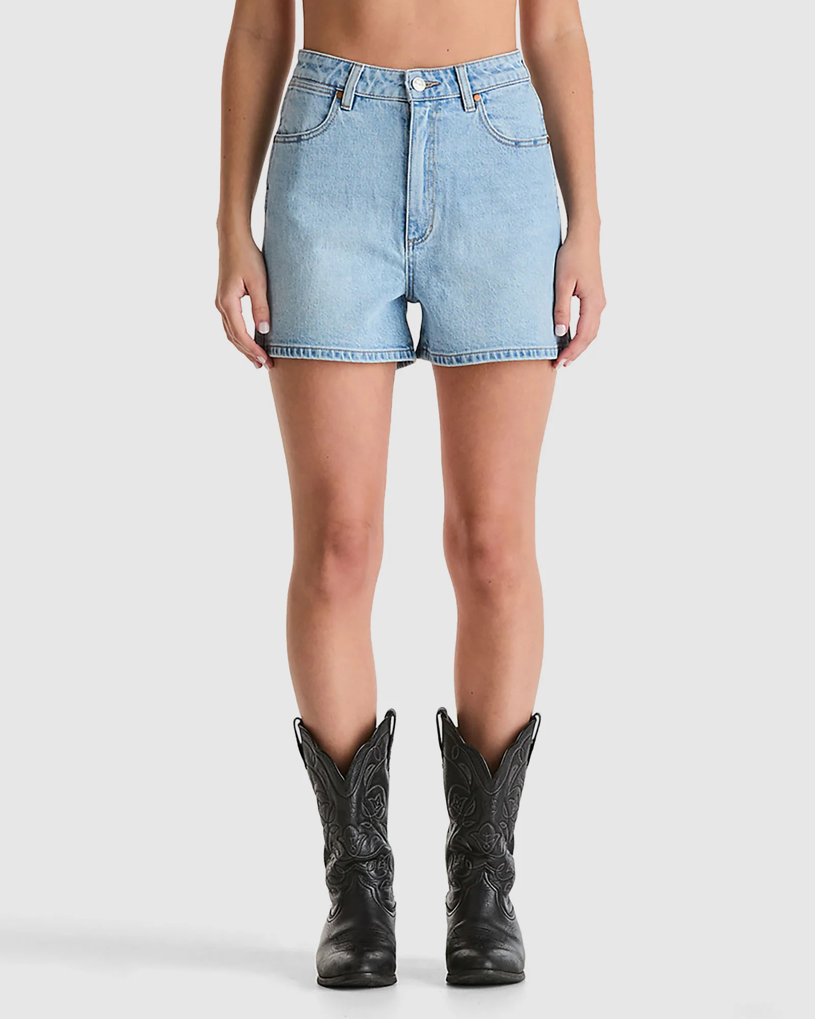 Hi Bells Denim Shorts Blue Tour