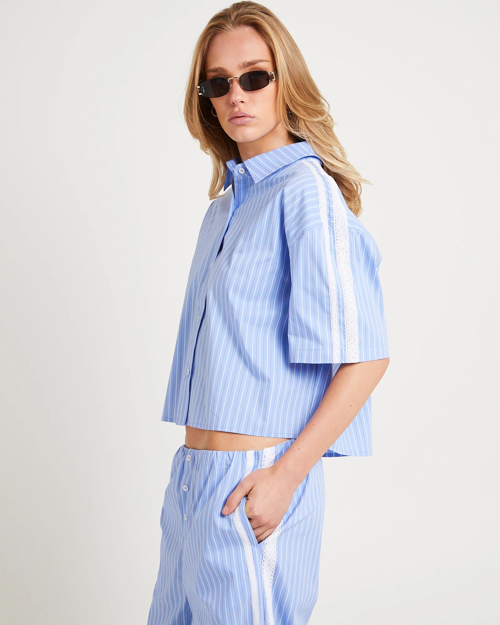 Hideaway Sports Stripe Short Sleeve Shirt - Image 3