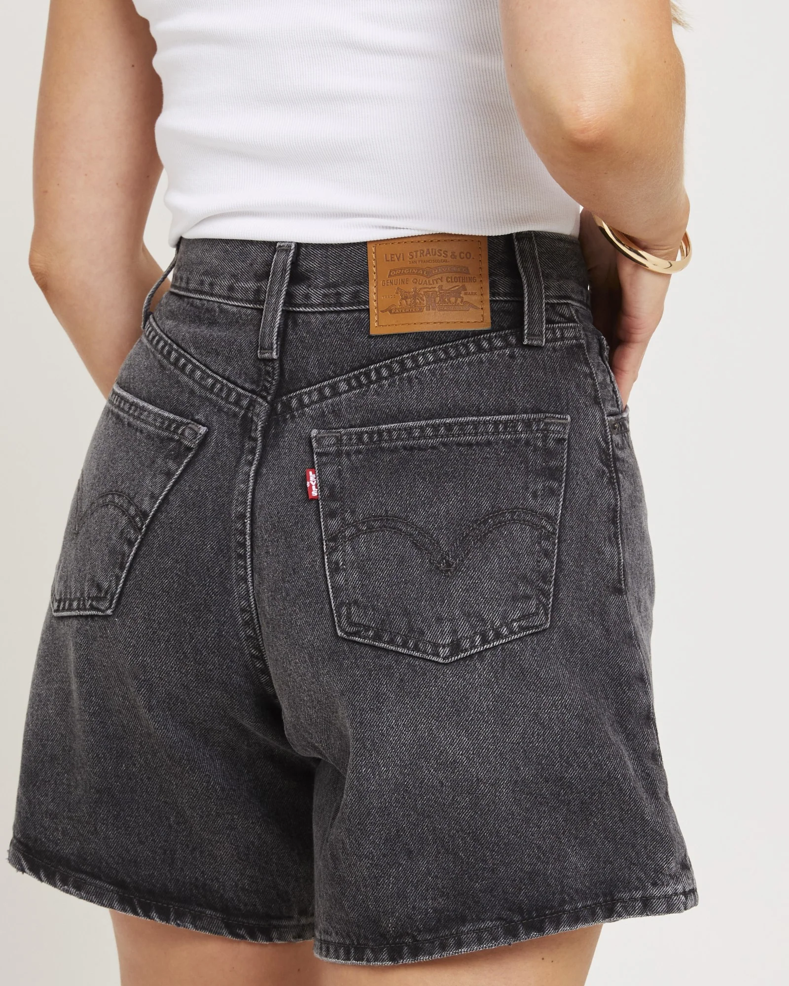 High Baggy Denim Shorts - Image 5