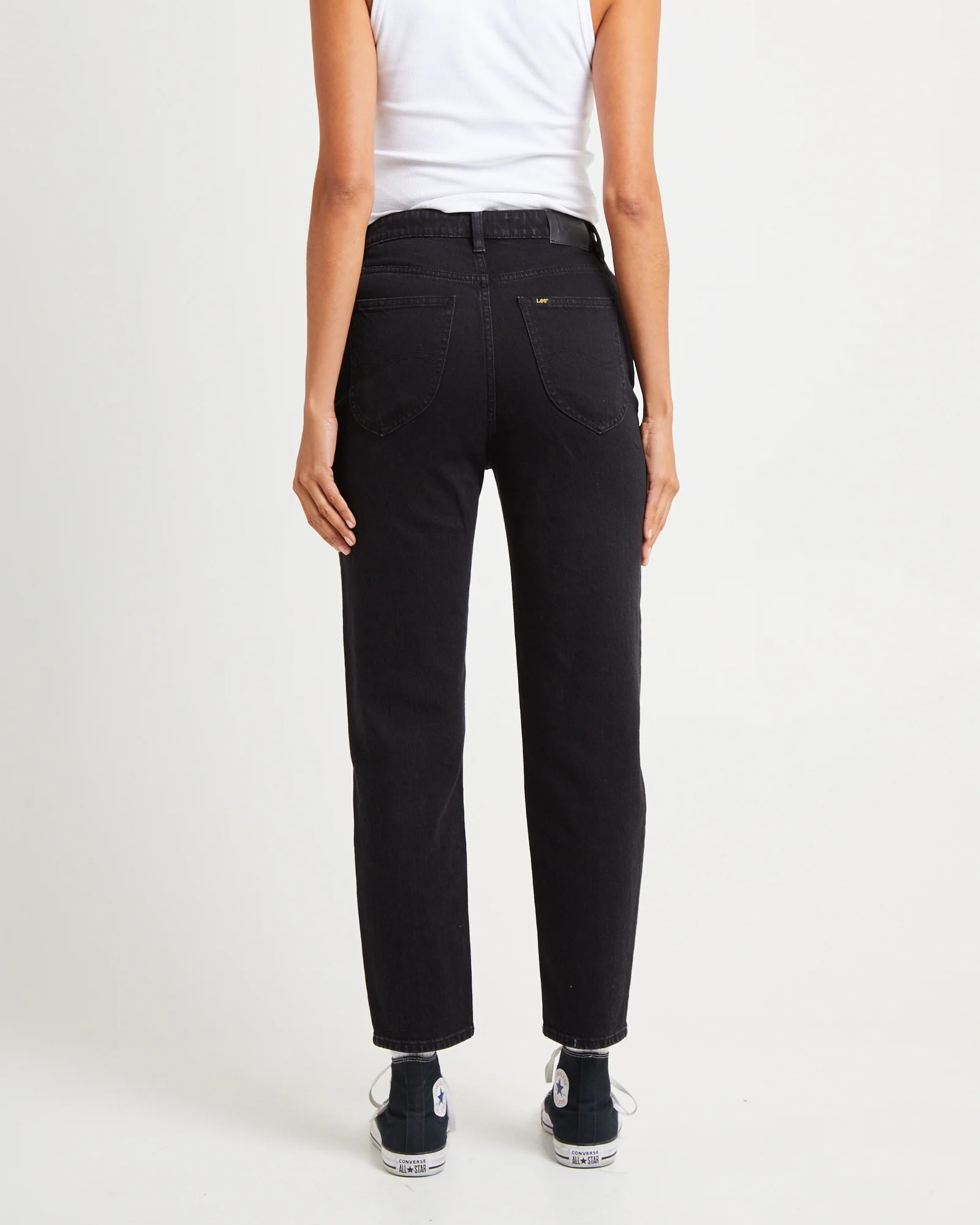 High Mom Jeans Homme Black - Image 2