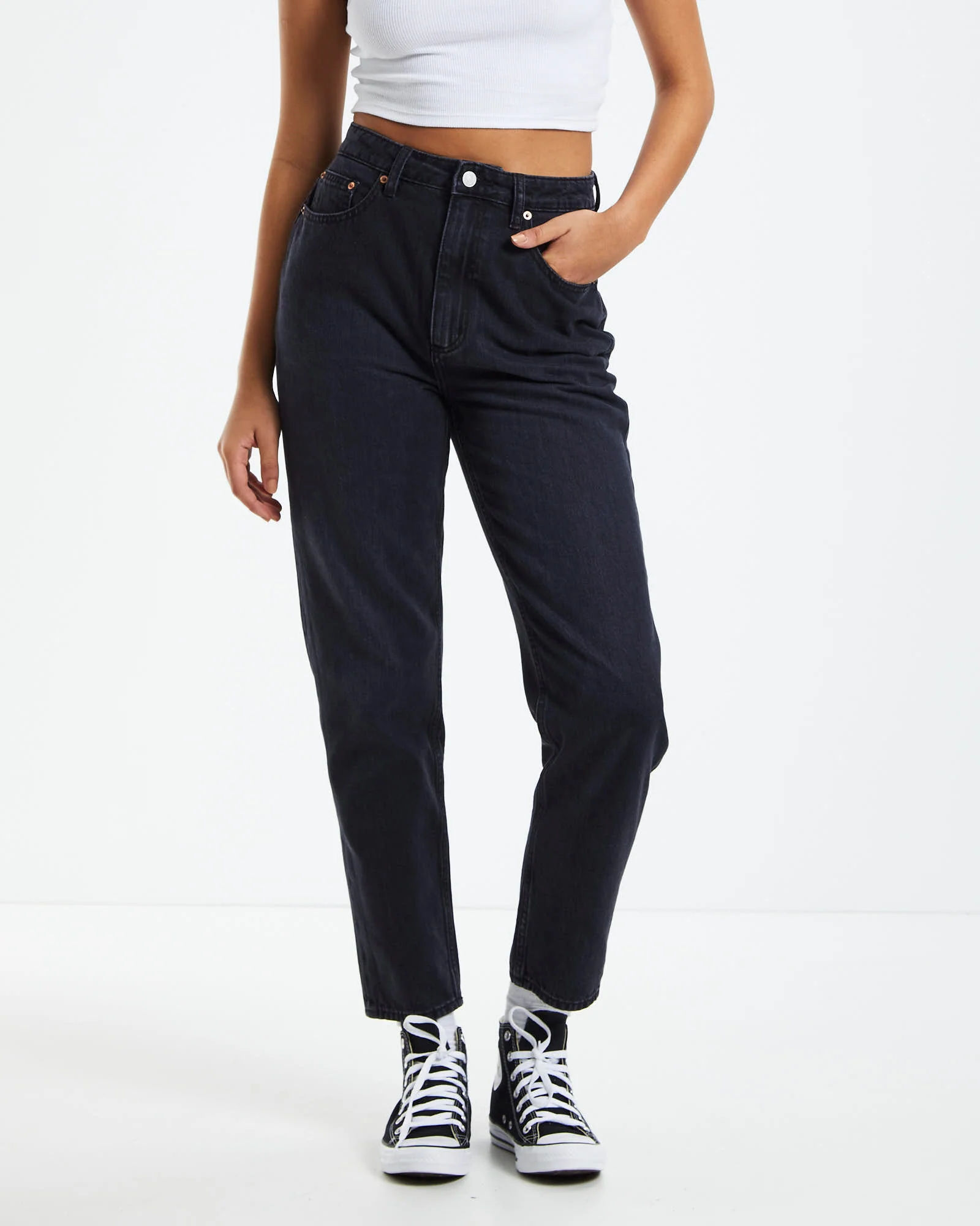 High Moms Jeans