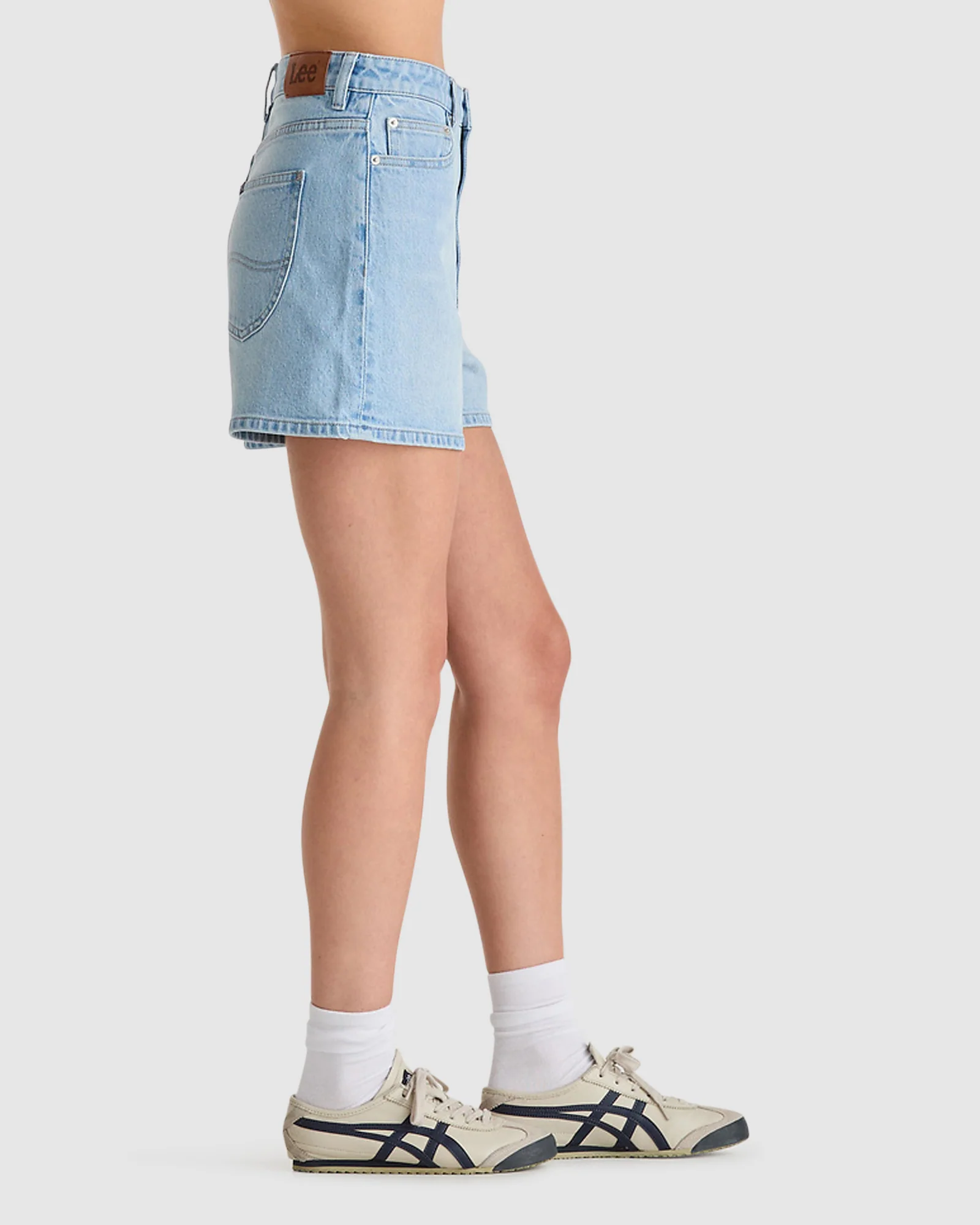 High Relaxed Denim Shorts - Image 2