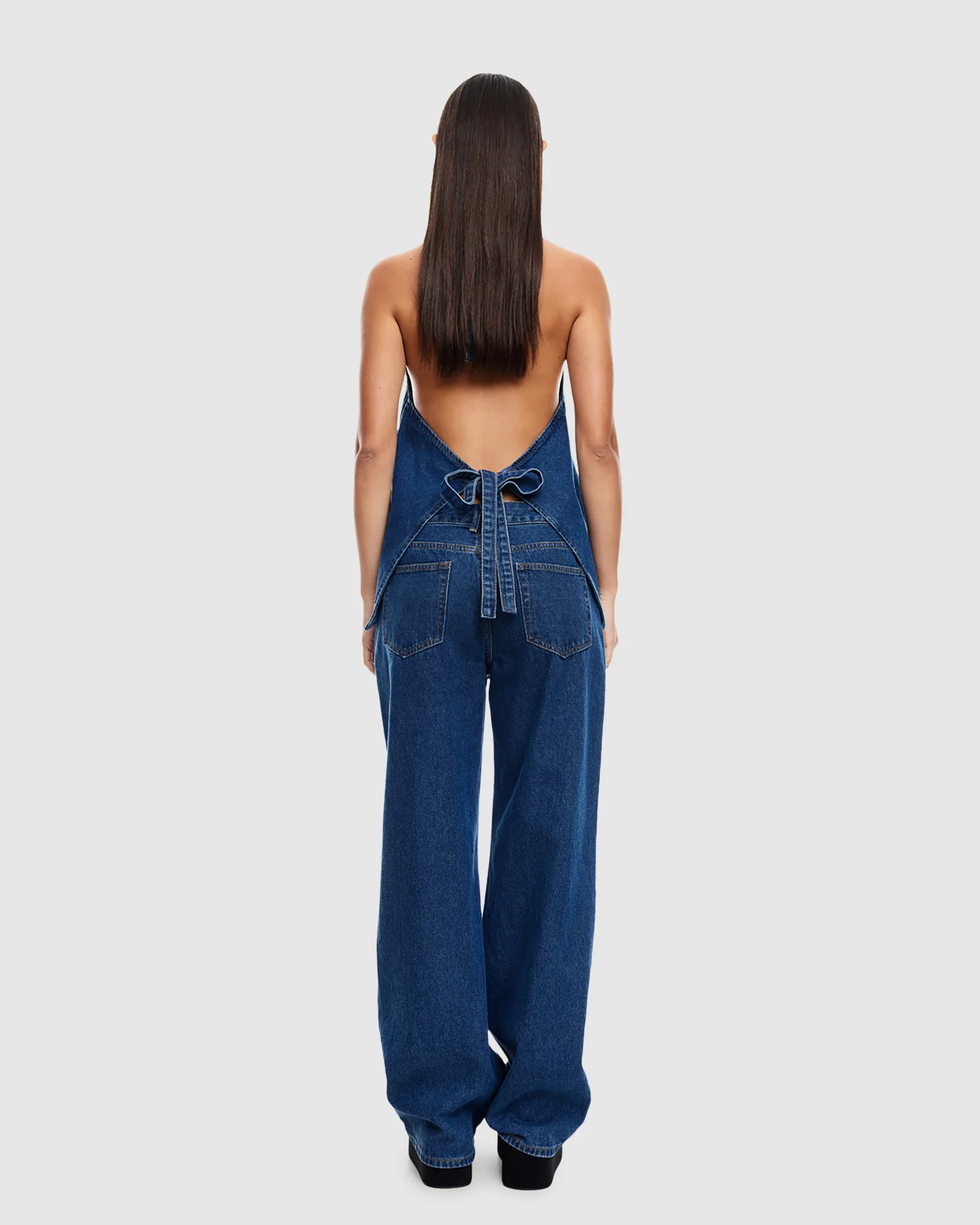 Hills Halter Denim Top - Image 2