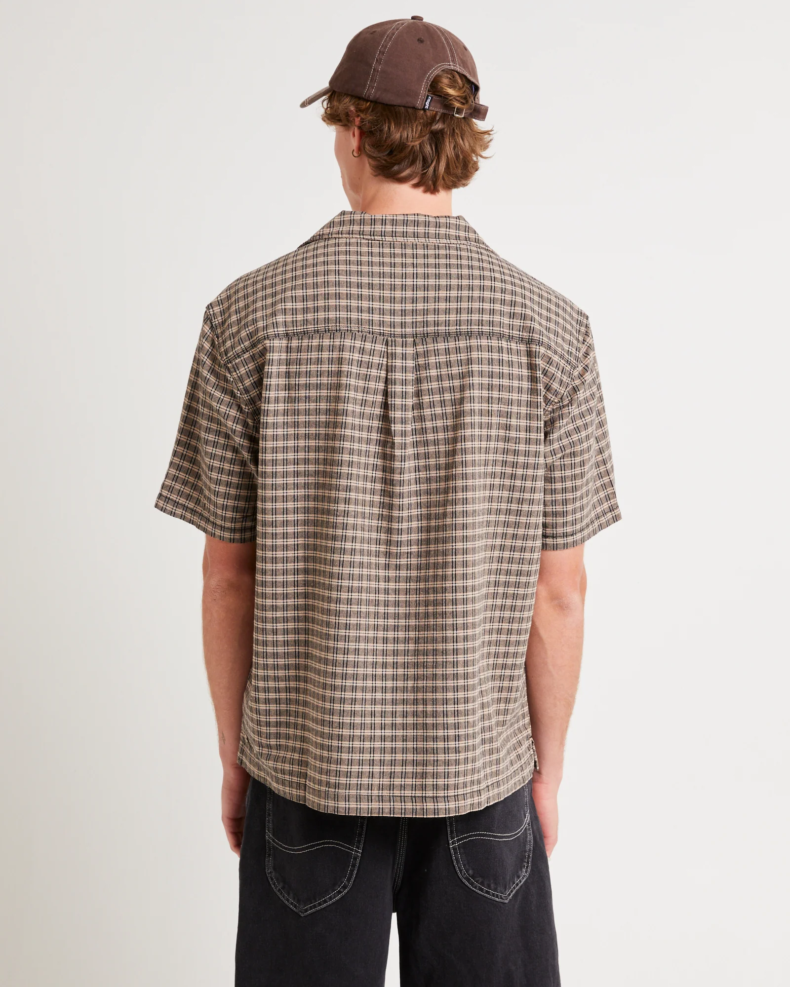 Holiday Shirt Sand Slate Check - Image 2