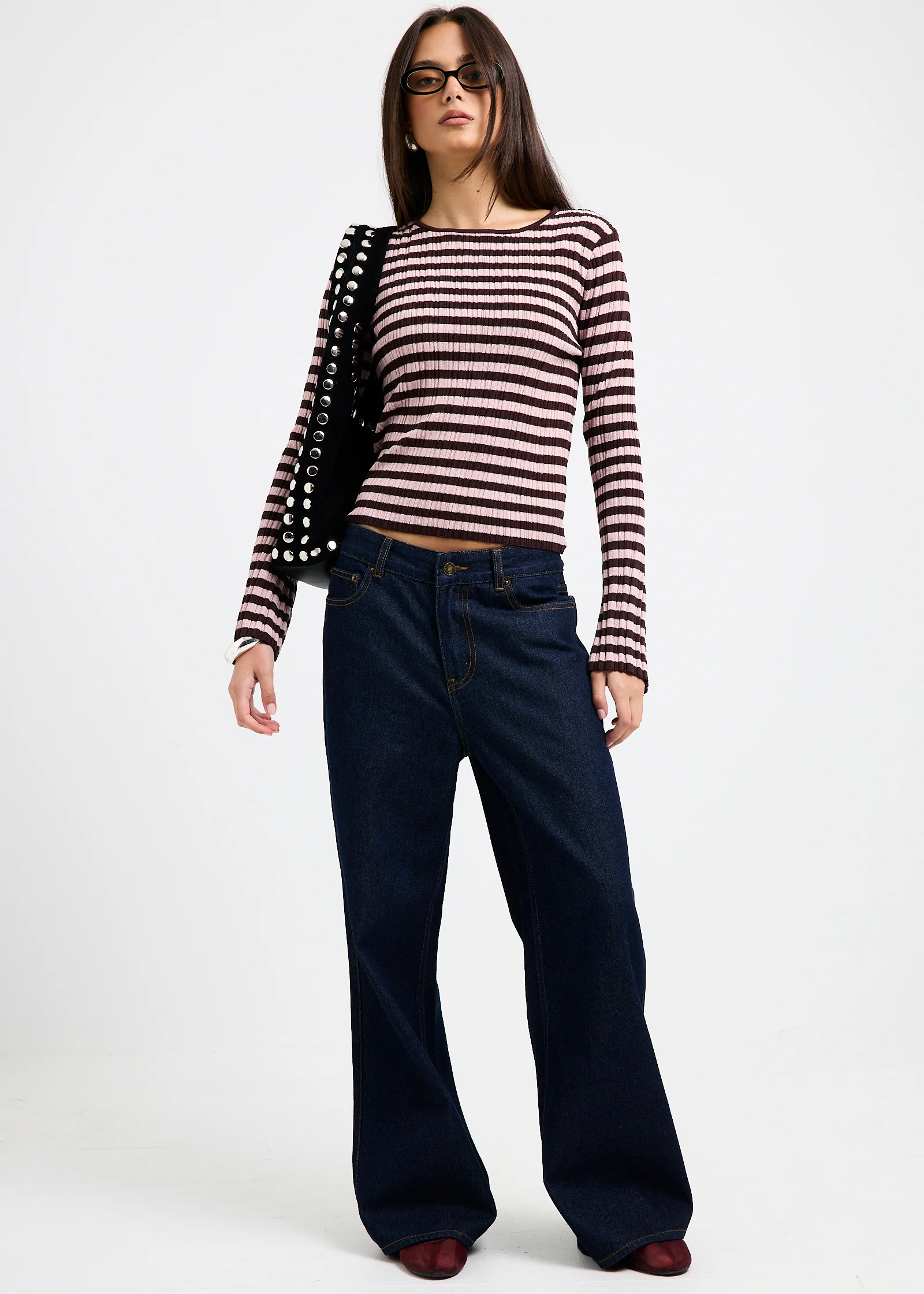 Holland Boat Neck Long Sleeve Knit Top - Image 2