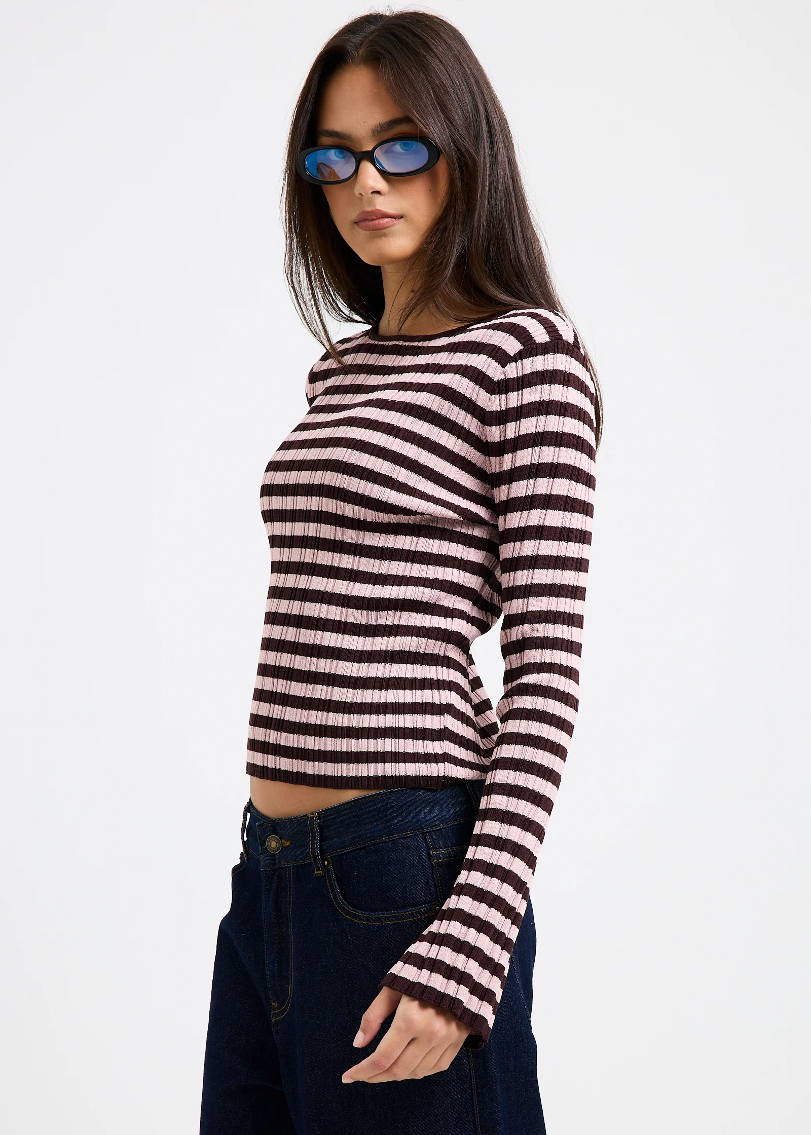 Holland Boat Neck Long Sleeve Knit Top - Image 5