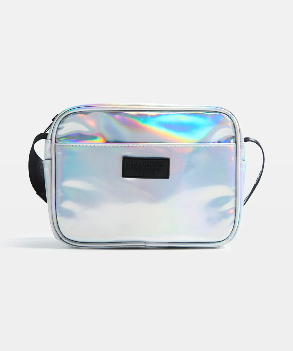 Holographic Side Bag Black