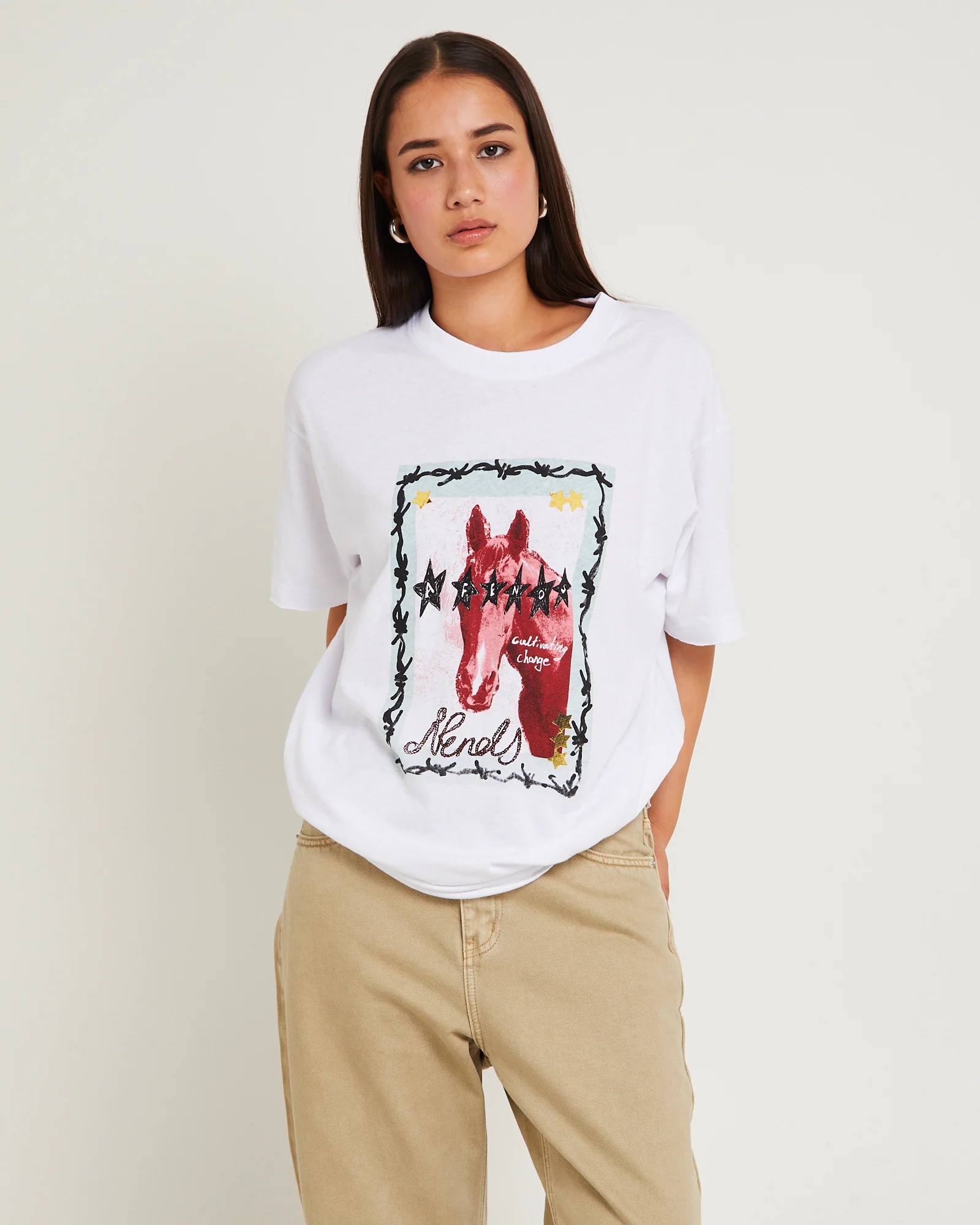 Horsegirl Oversized Tee