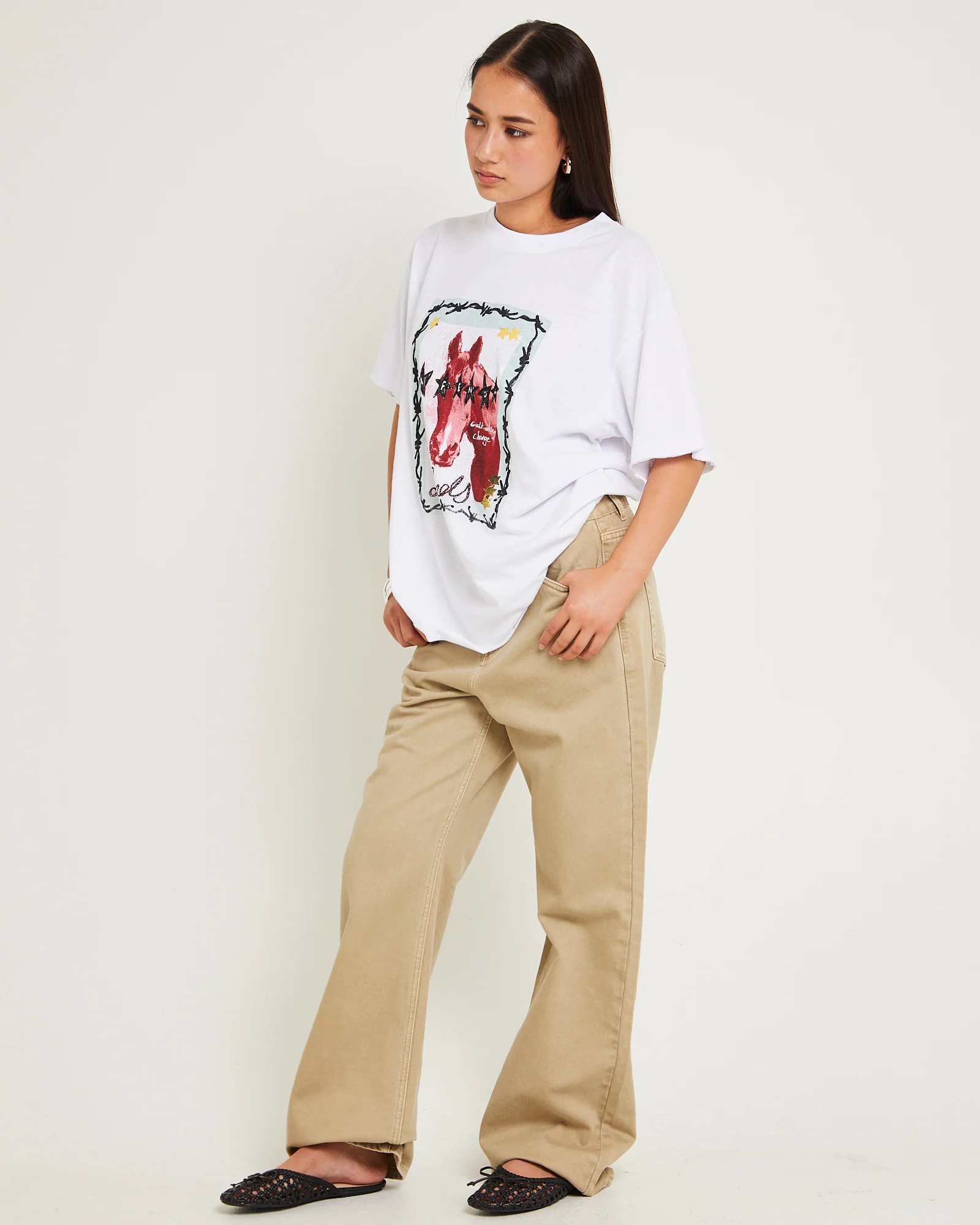 Horsegirl Oversized Tee - Image 4