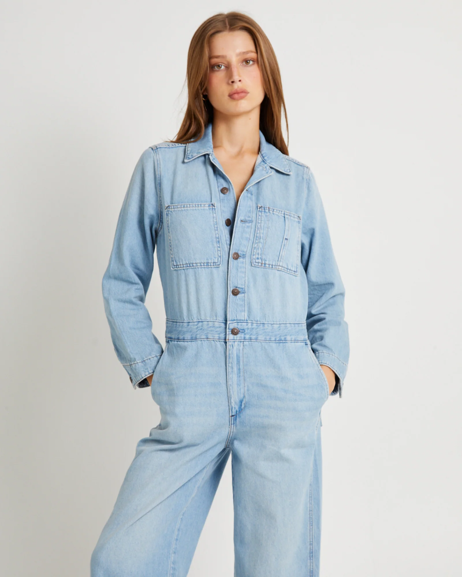Iconic Denim Jumpsuit - Image 2