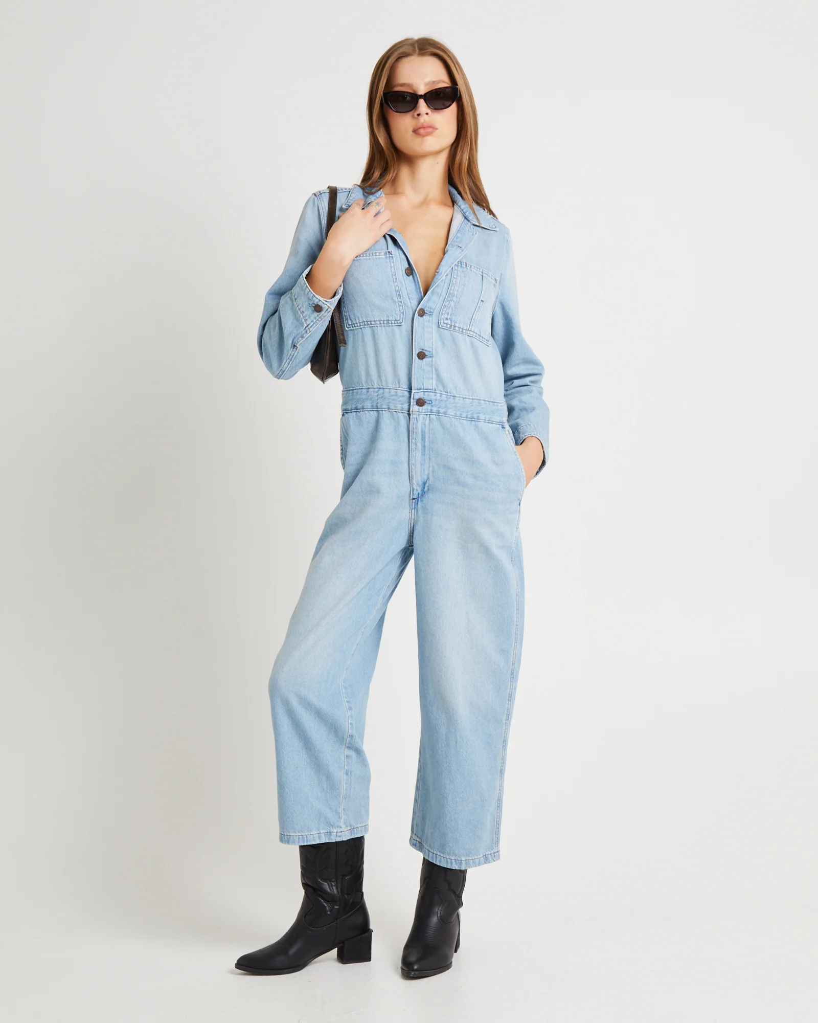 Iconic Denim Jumpsuit - Image 3