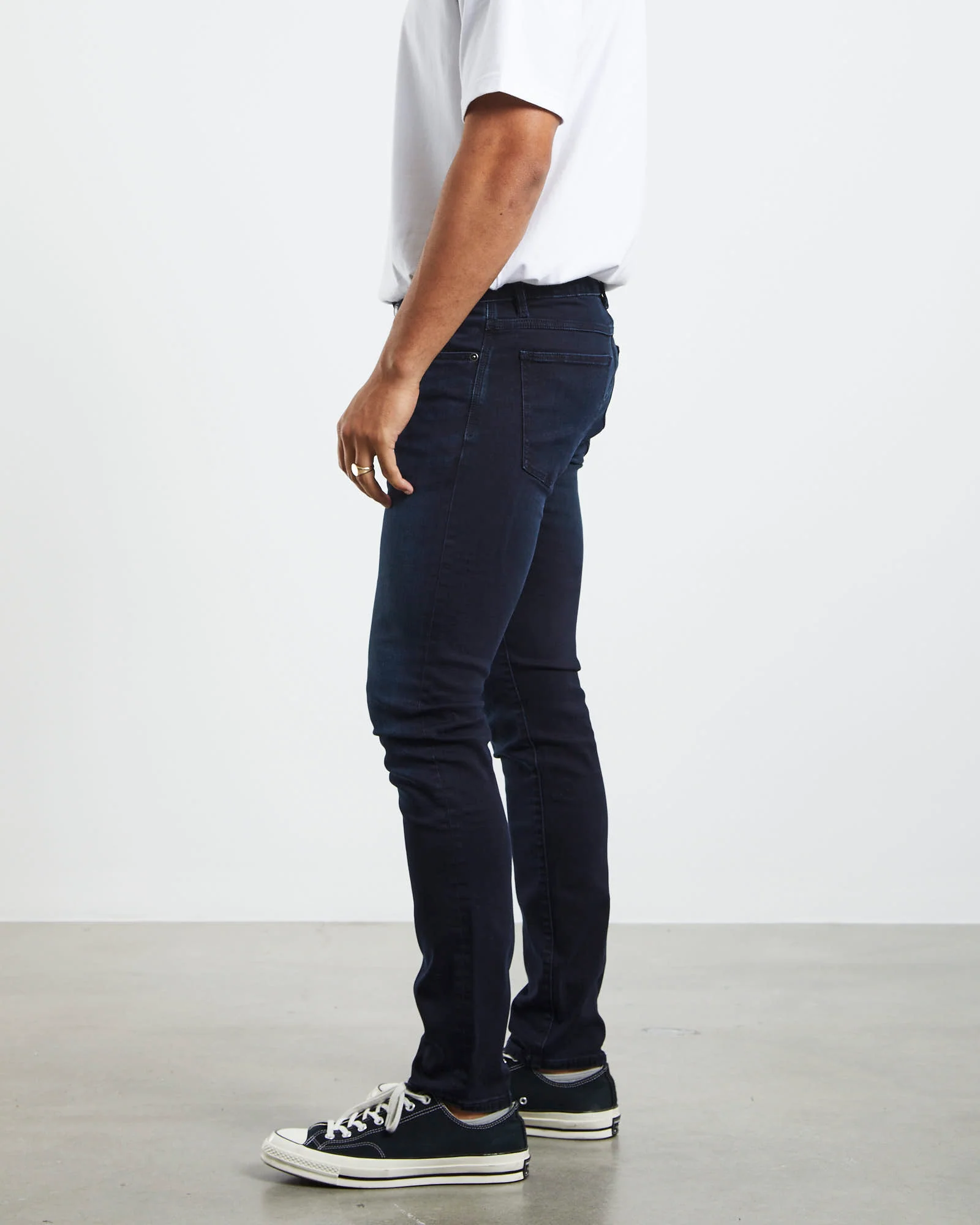 Iggy Skinny Denim Jeans Polar Dark - Image 4