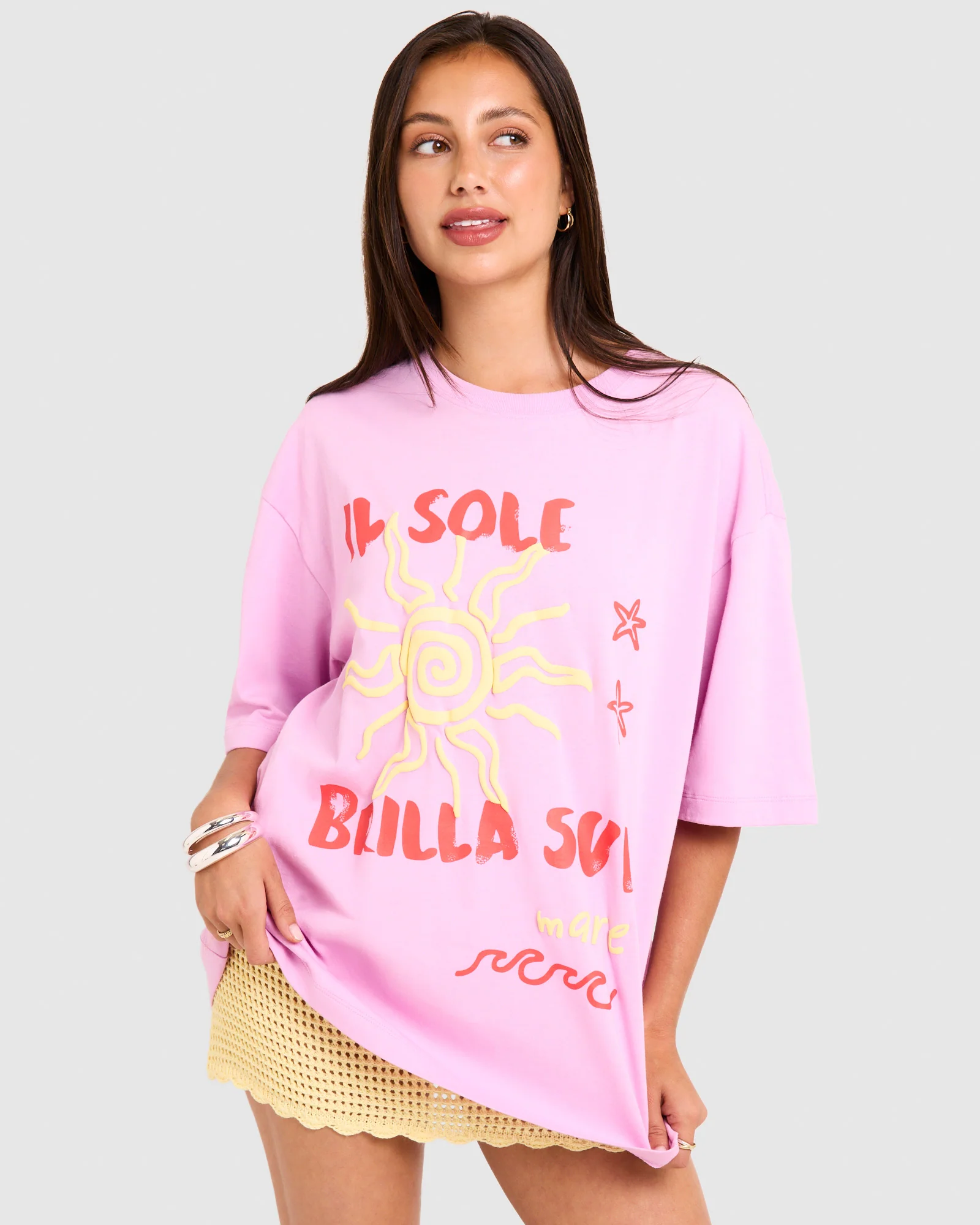 Il Sole Oversized Short Sleeve T-Shirt - Image 2