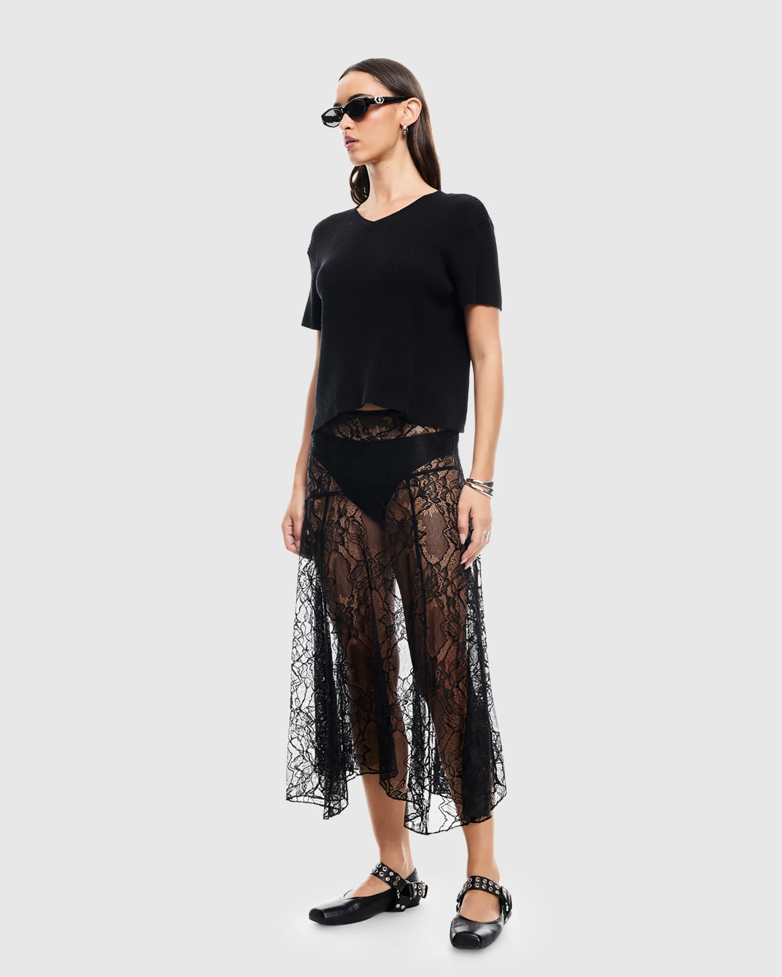 In Bloom Lace Midi Skirt - Image 3