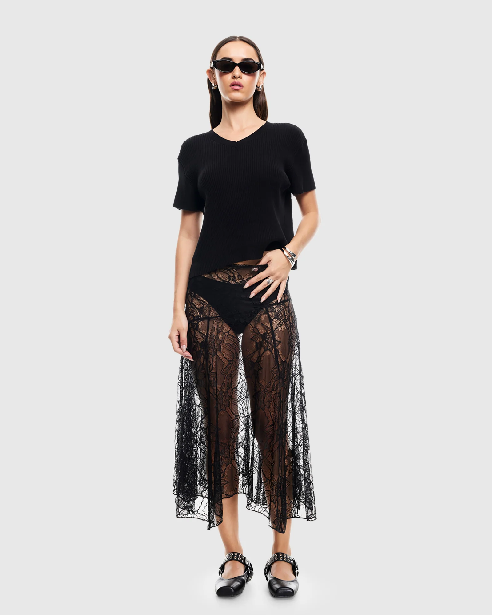 In Bloom Lace Midi Skirt - Image 4