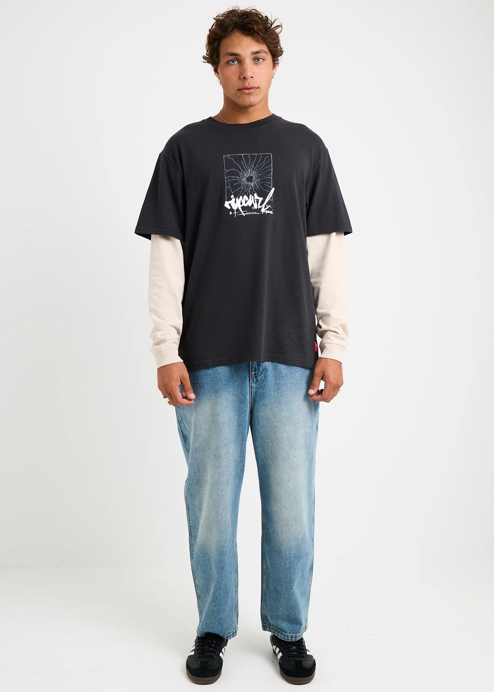 Inner Visions Smashed Long Sleeve Loose Shirt - Image 4