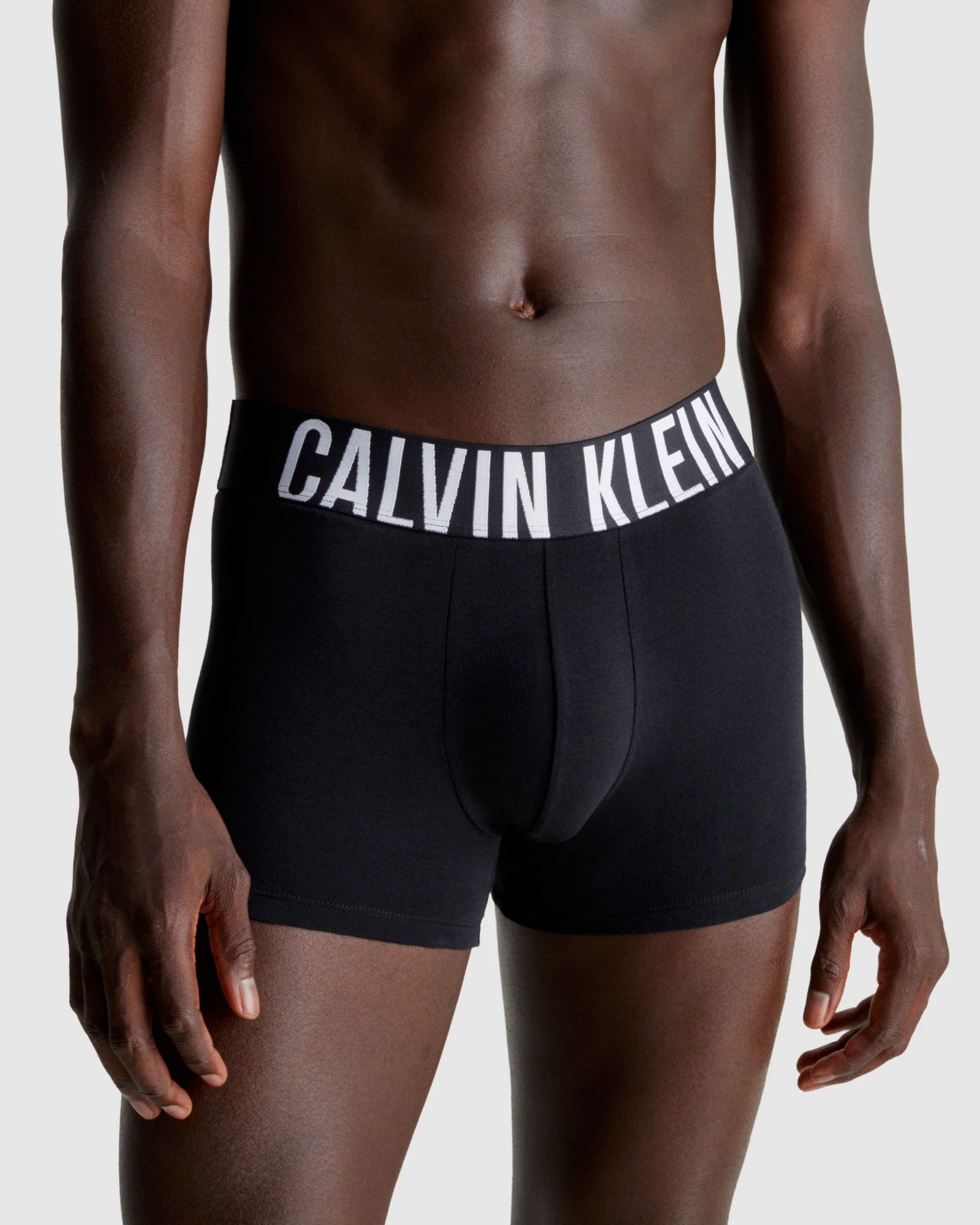Intense Power Cotton Trunks 3 Pack in Black - Image 2