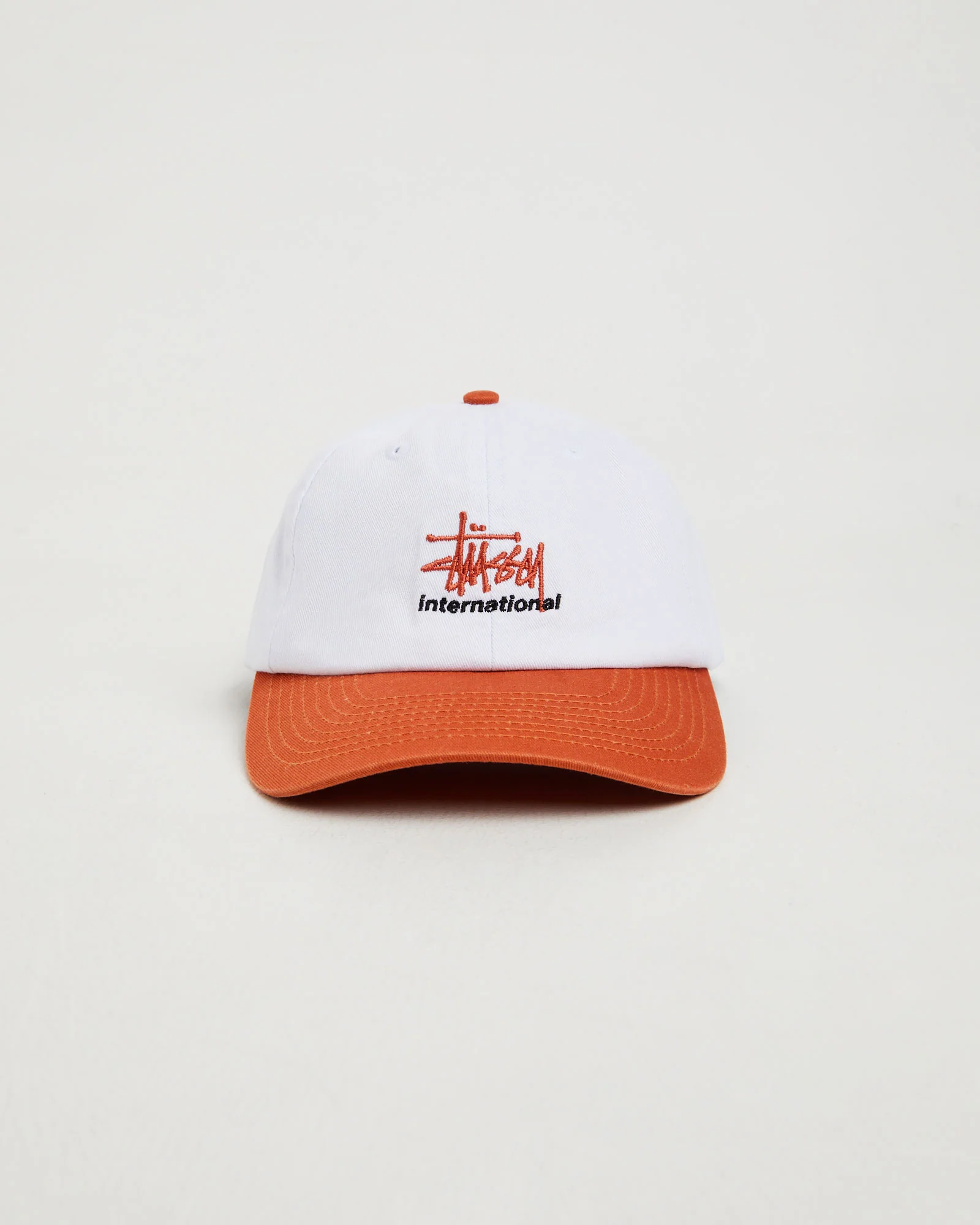 International Low Pro Cap in Terracotta/White