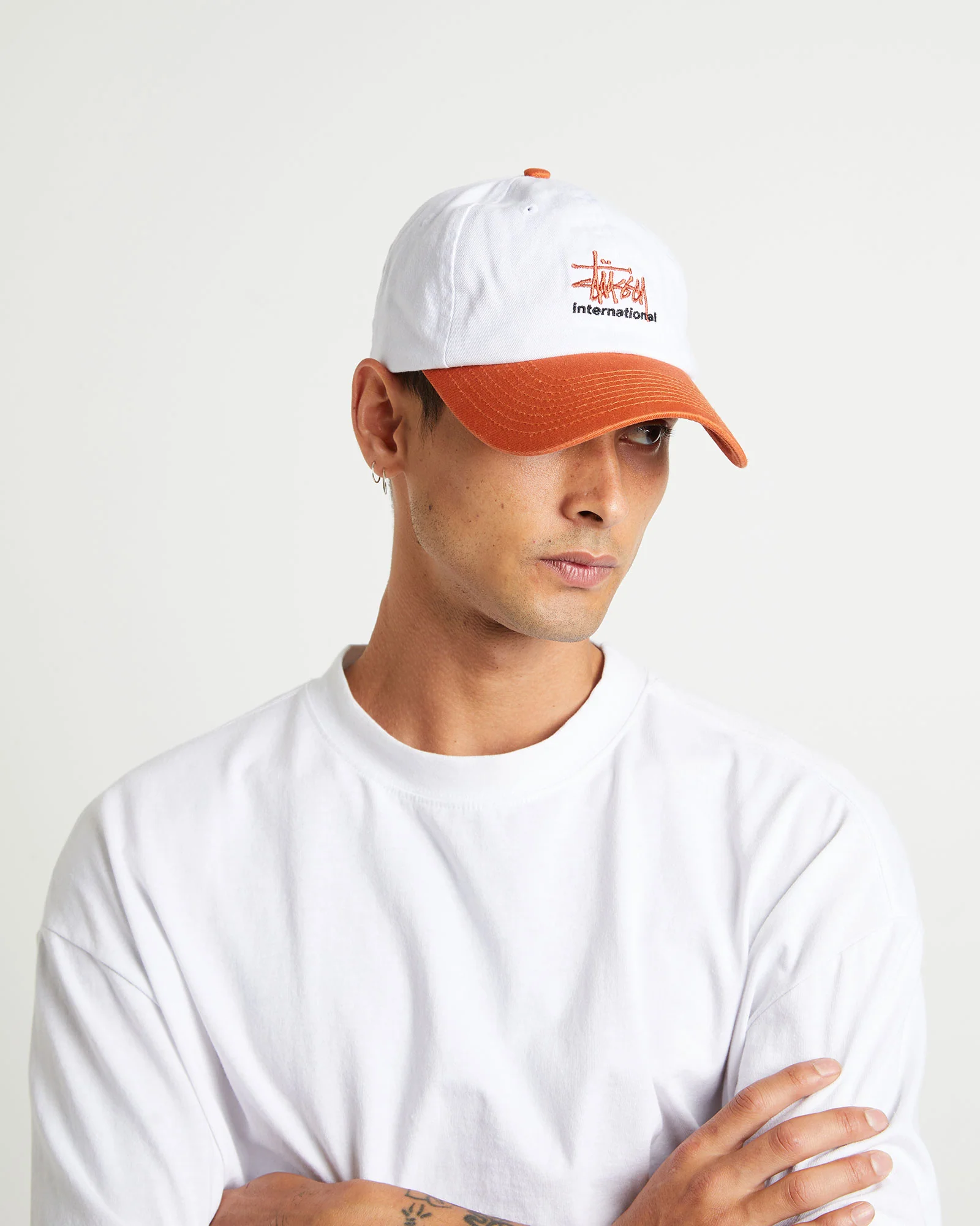 International Low Pro Cap in Terracotta/White - Image 5
