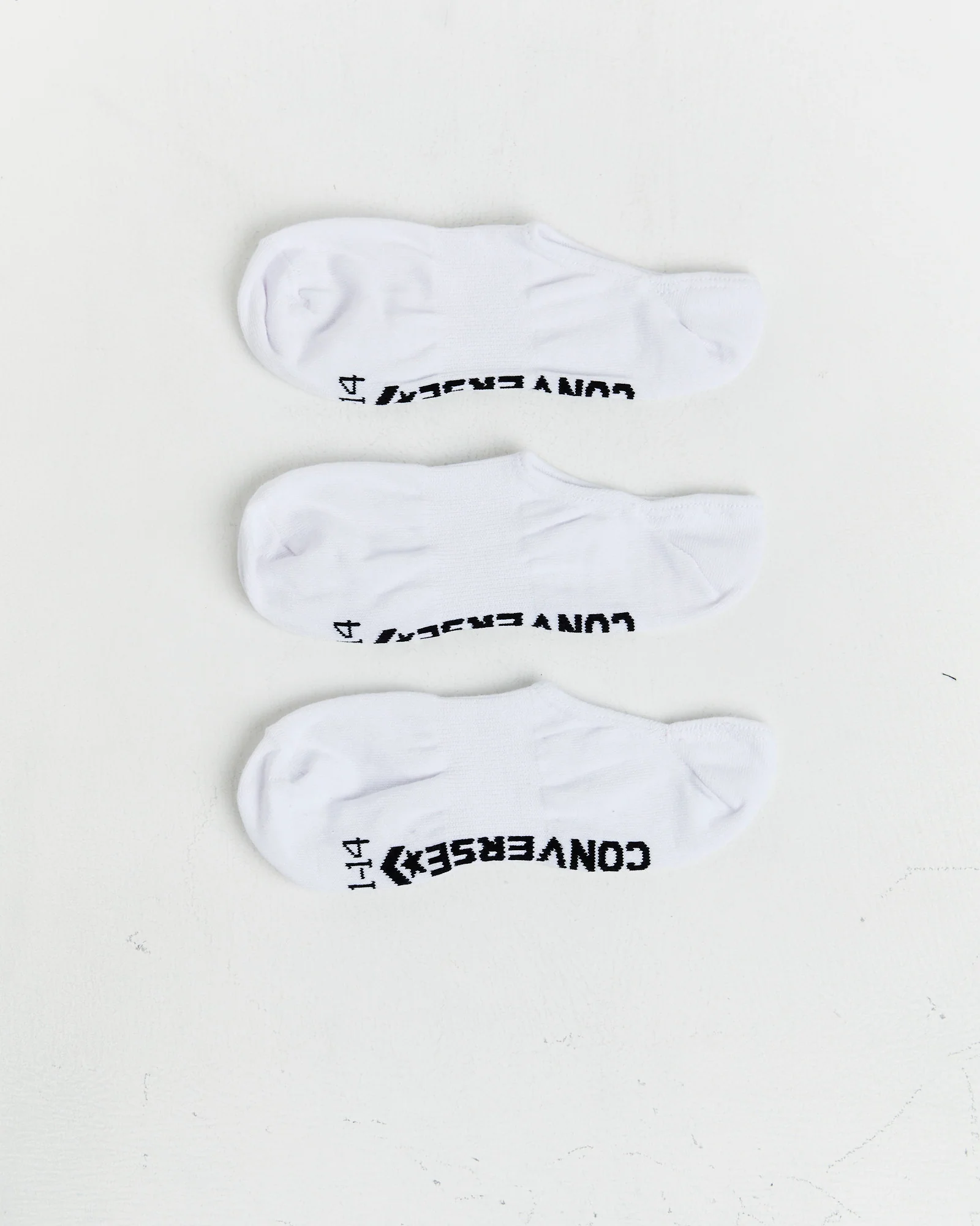 Invisible Socks 3 Pack in White