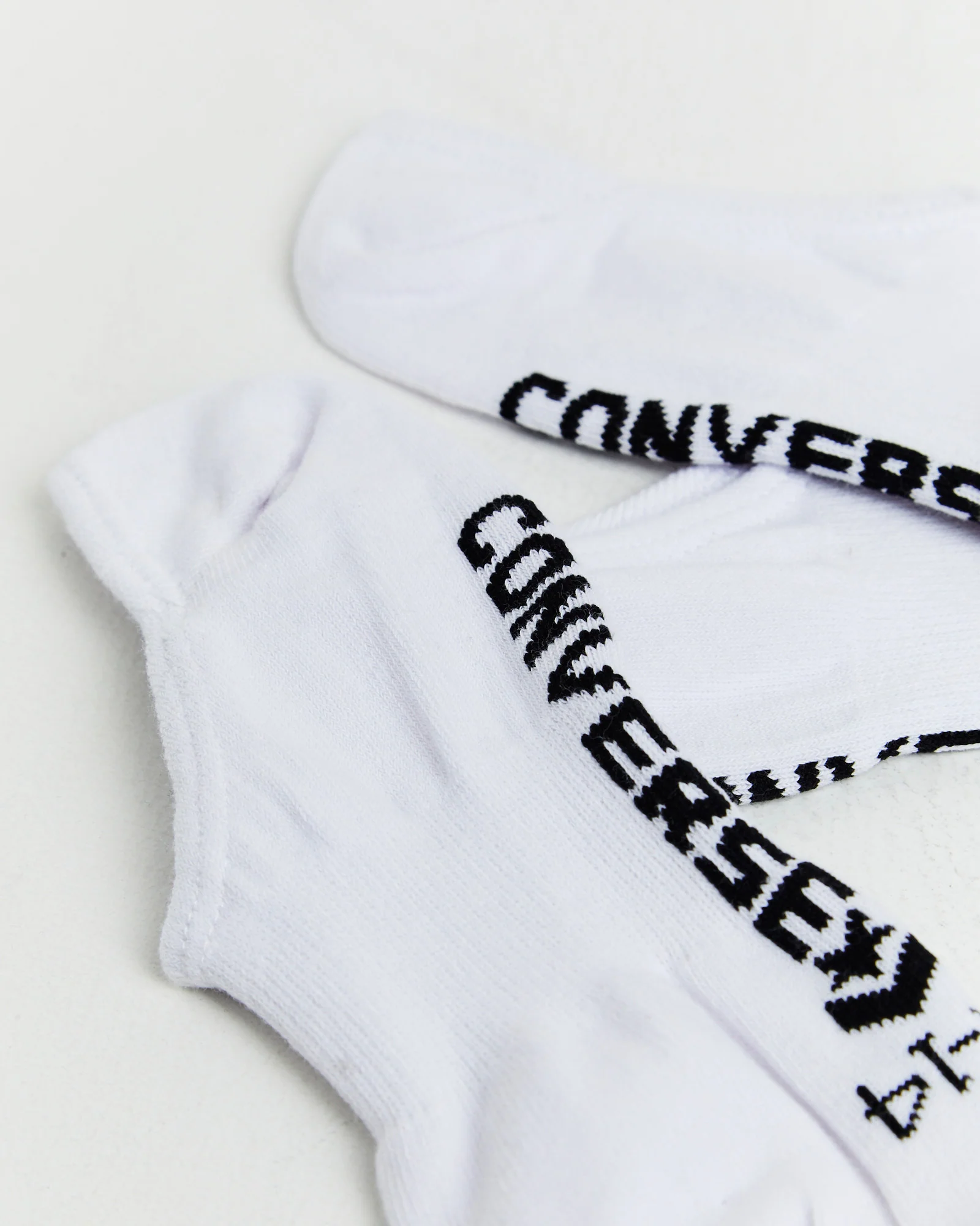 Invisible Socks 3 Pack in White - Image 3