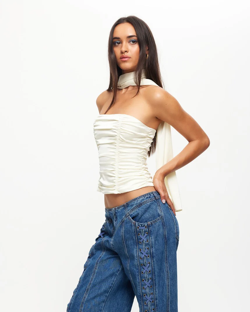 Island Bodice in Cornsilk - Image 3