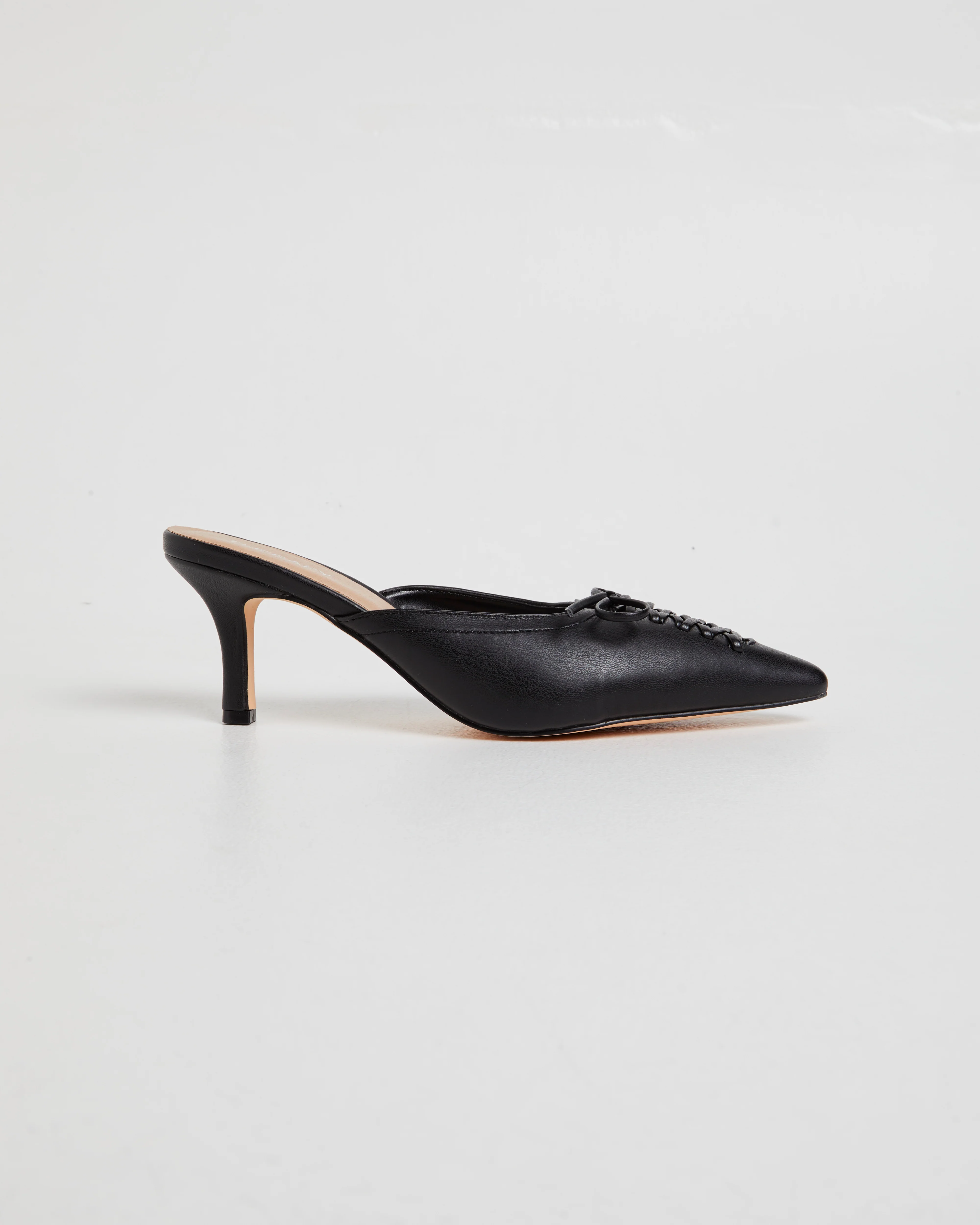 Jealous Black Smooth Heels - Image 3