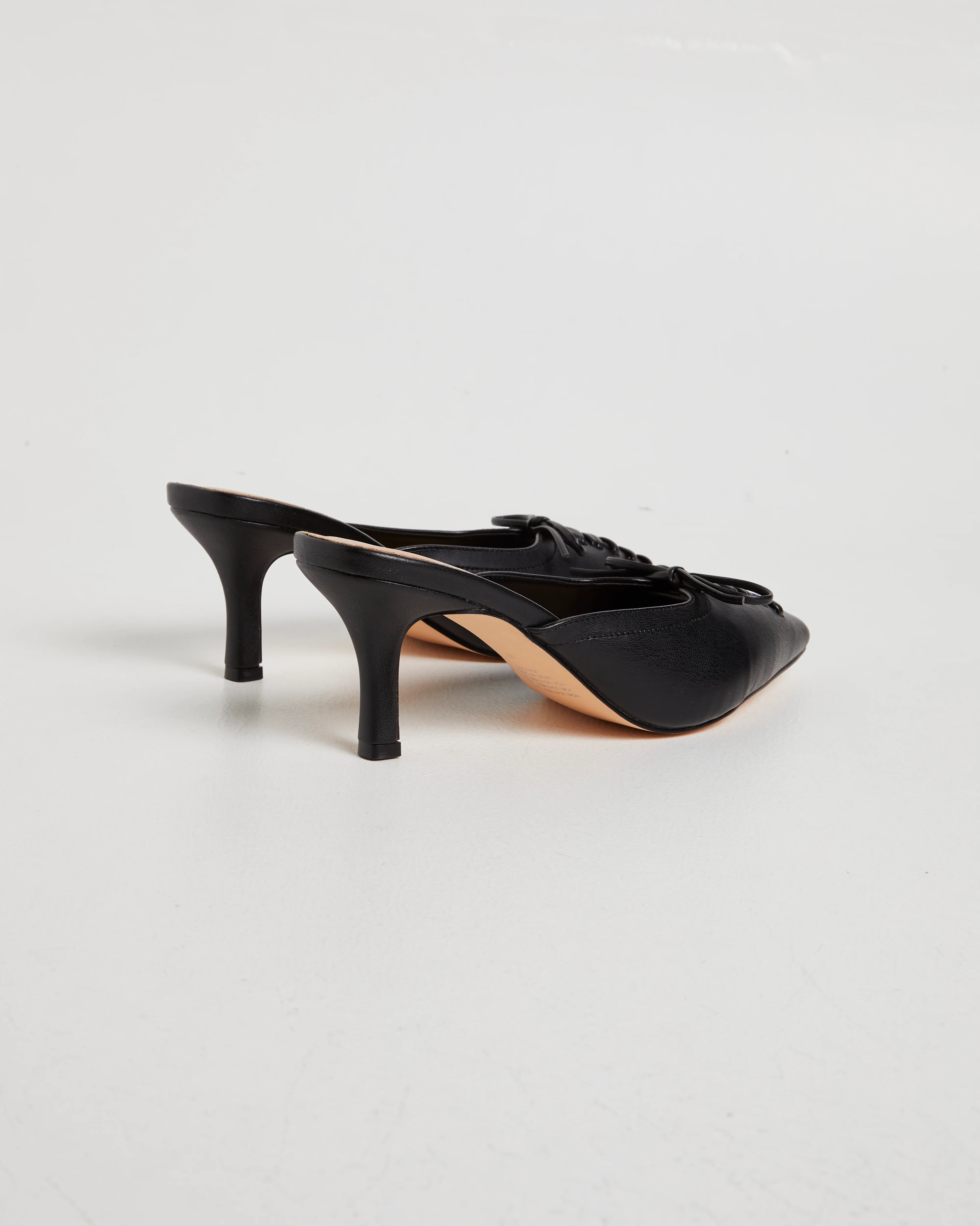 Jealous Black Smooth Heels - Image 4