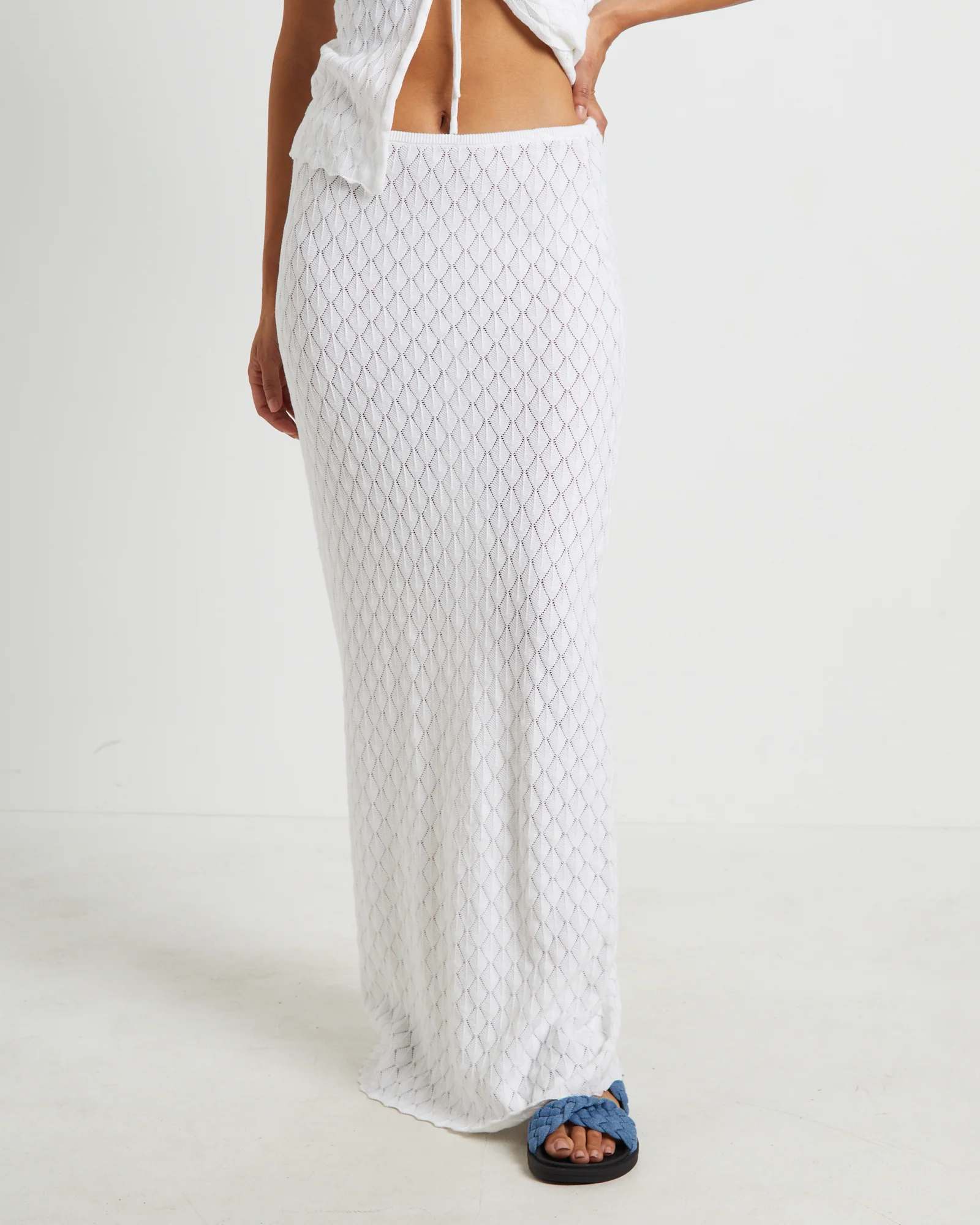 Josie Crochet Maxi Skirt - Image 2