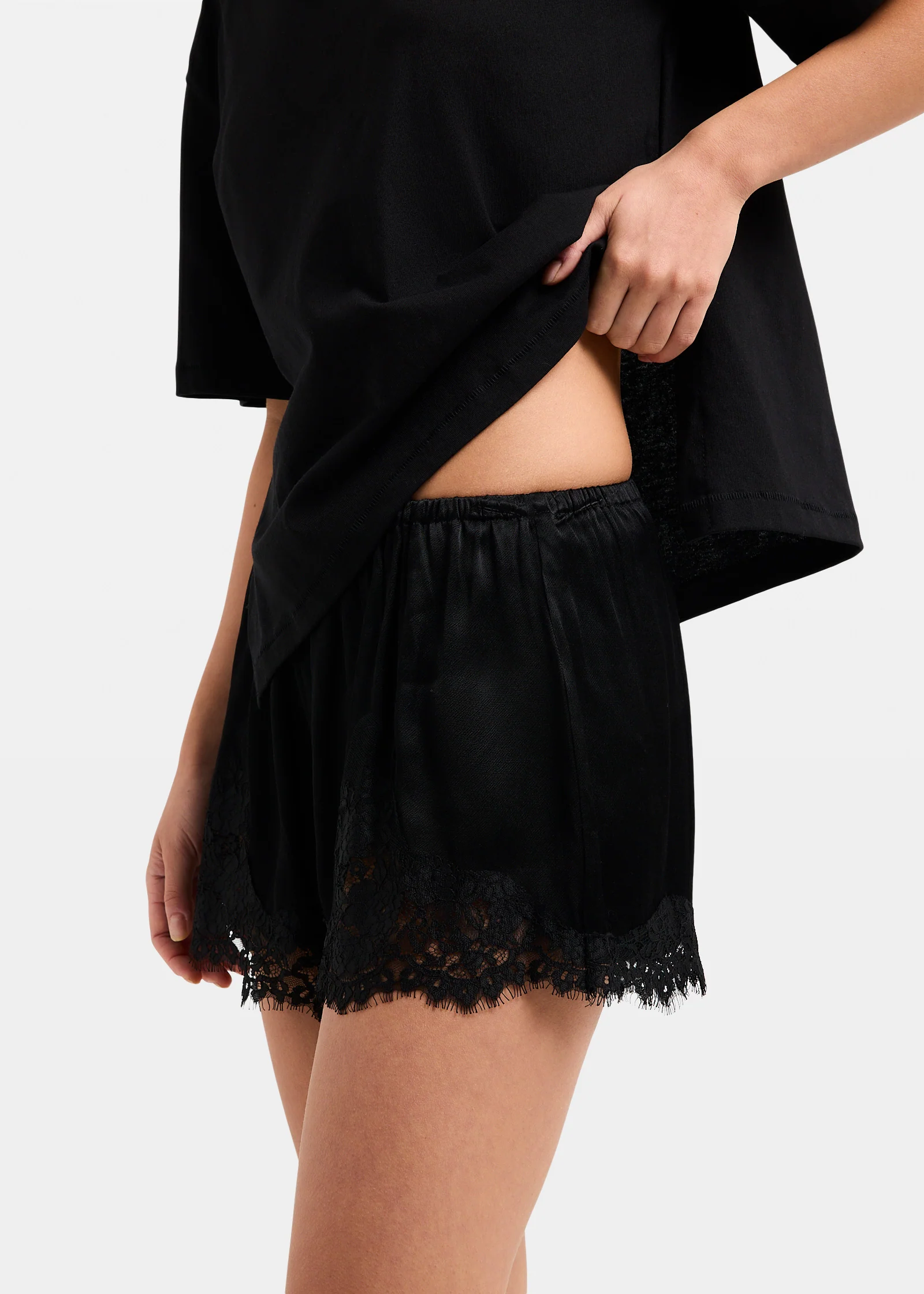 Joy Lace Mini Shorts - Image 5