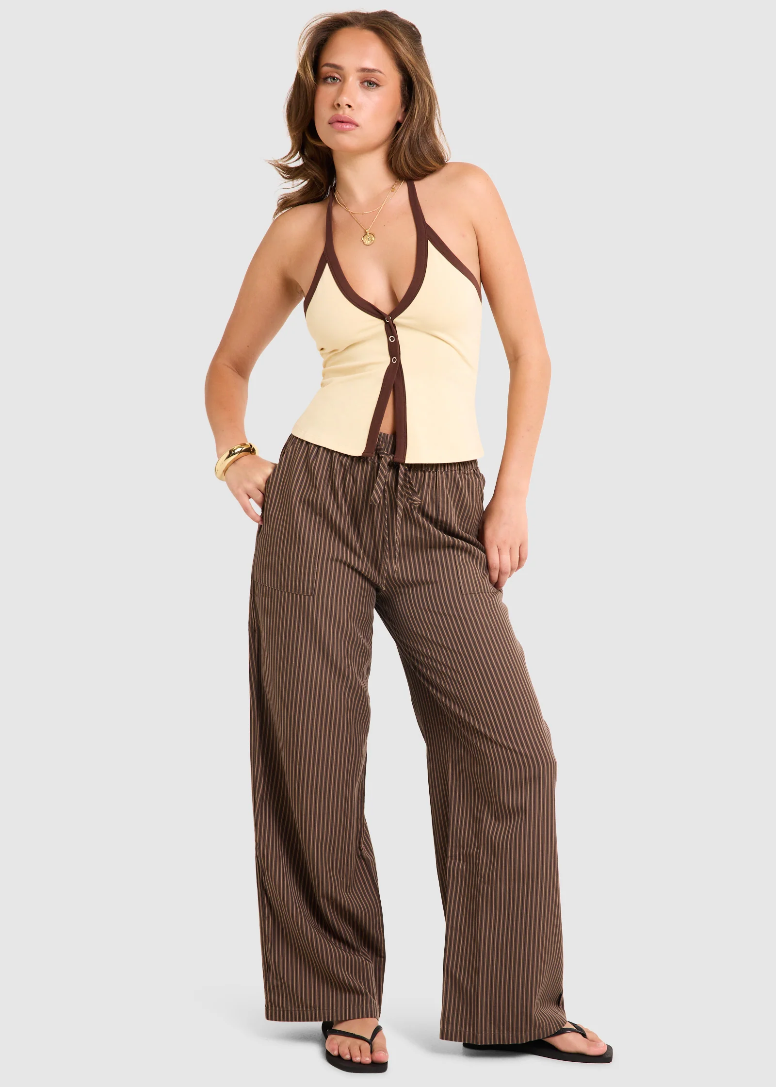 June Bind Halter Tank Top - Image 3
