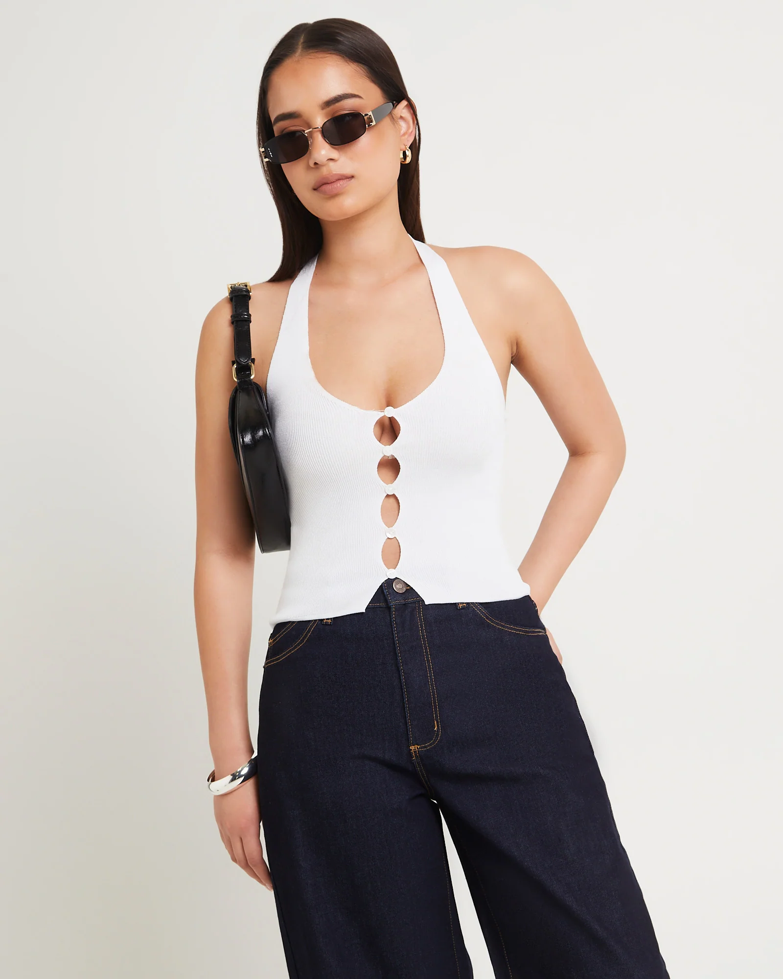 Kaia Keyhole Halter Top