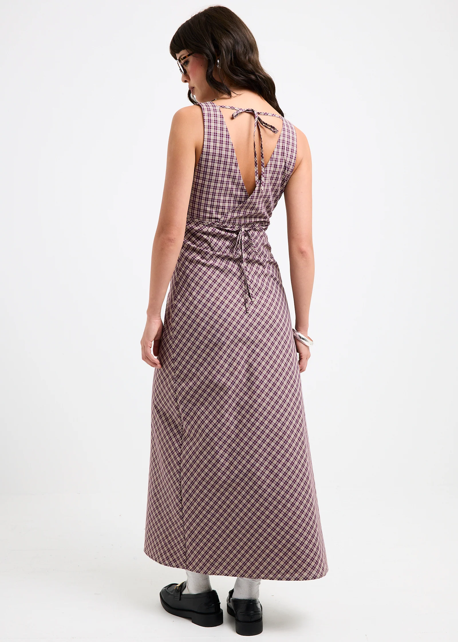 Kaia V Neck Midi Dress - Image 2
