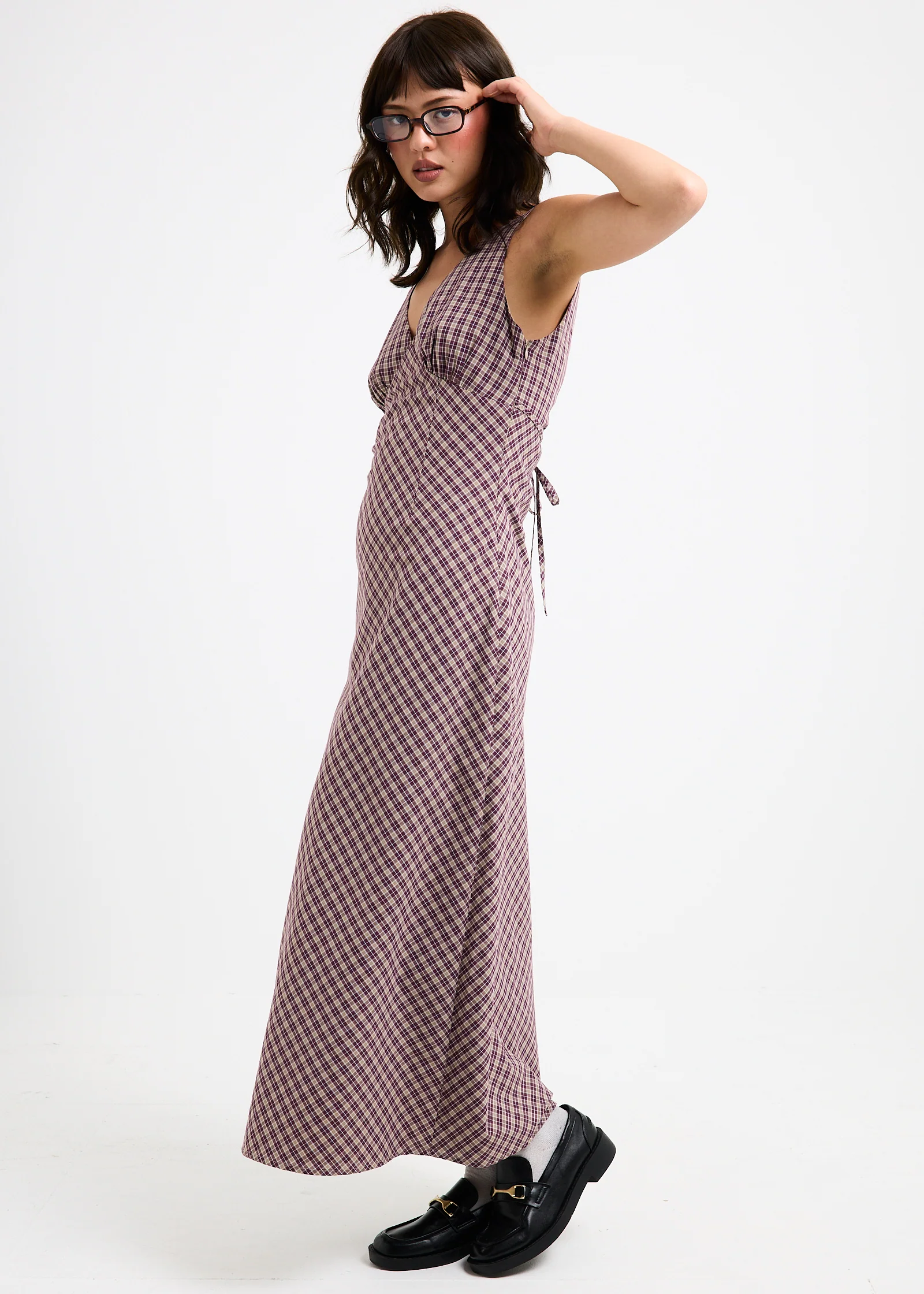 Kaia V Neck Midi Dress - Image 4