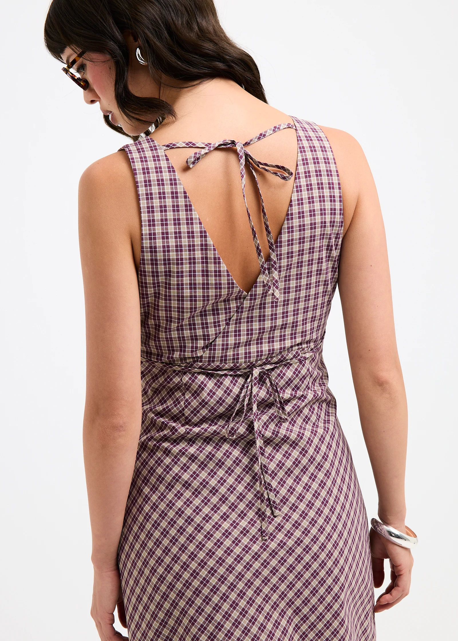 Kaia V Neck Midi Dress - Image 5