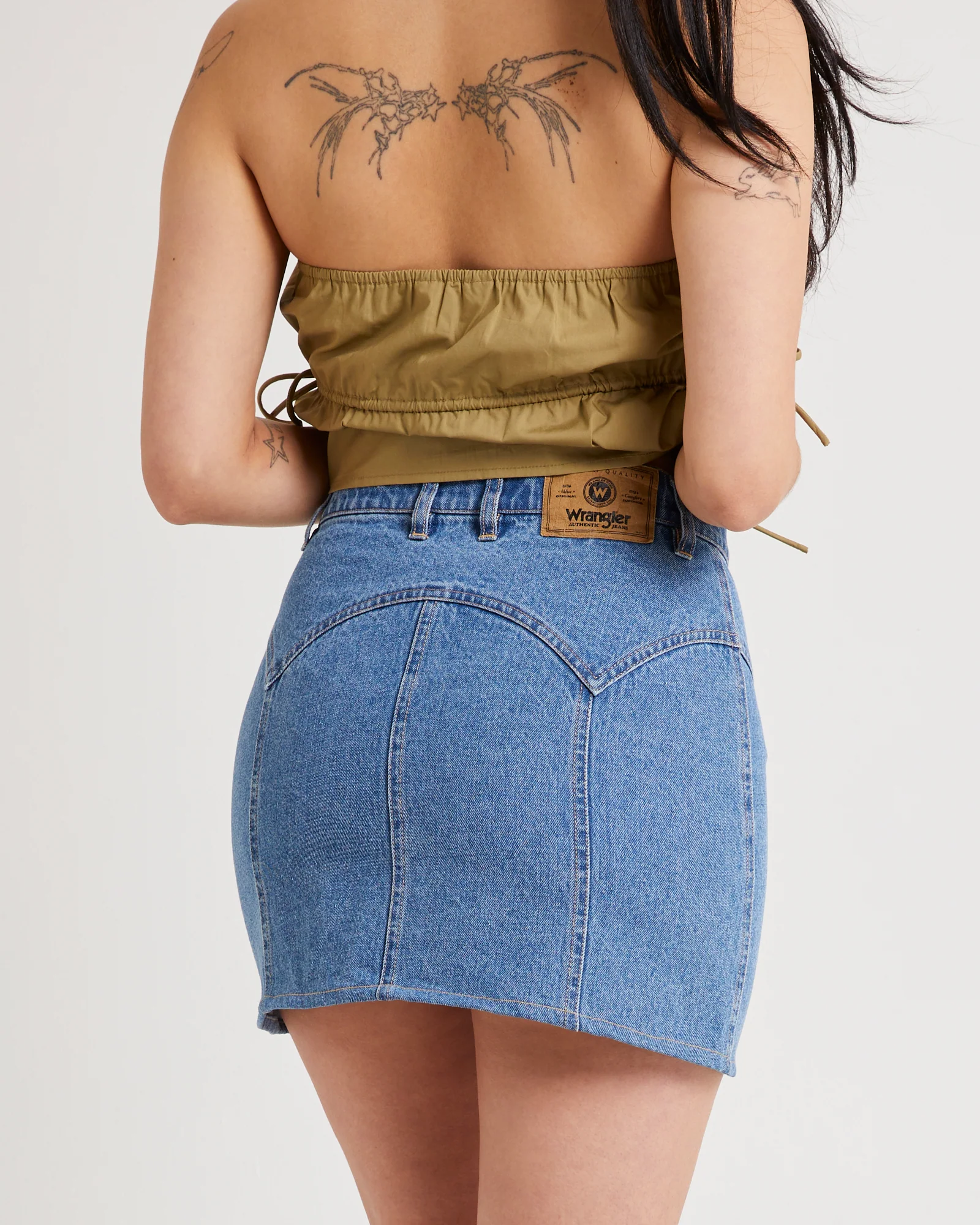 Kansas Denim Mini Skirt - Image 5