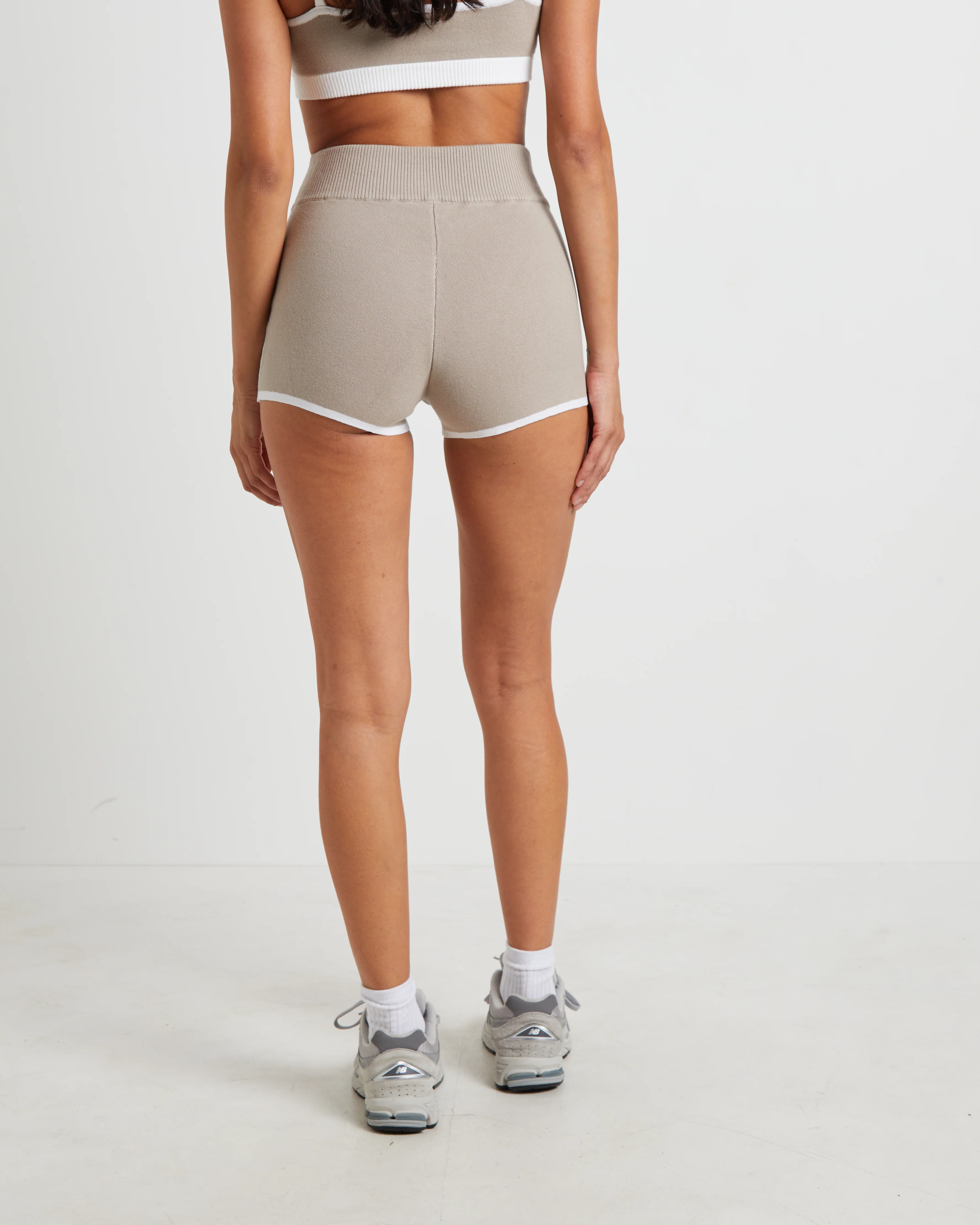 Kay Knit Contrast Hot Shorts - Image 2